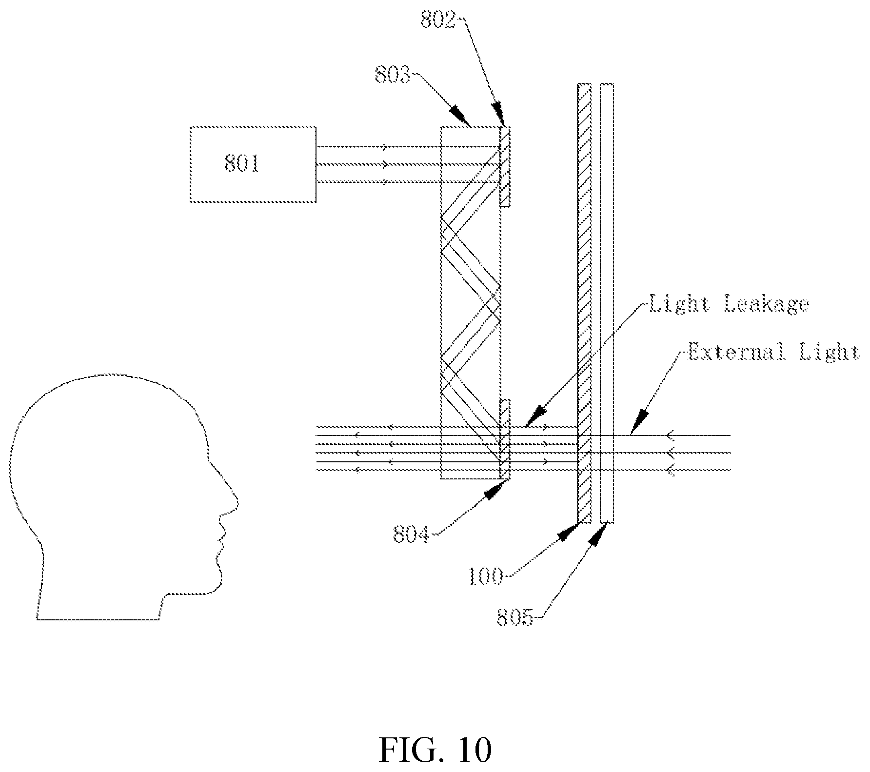 Patent US12092830 Figure 10 – AR glasses