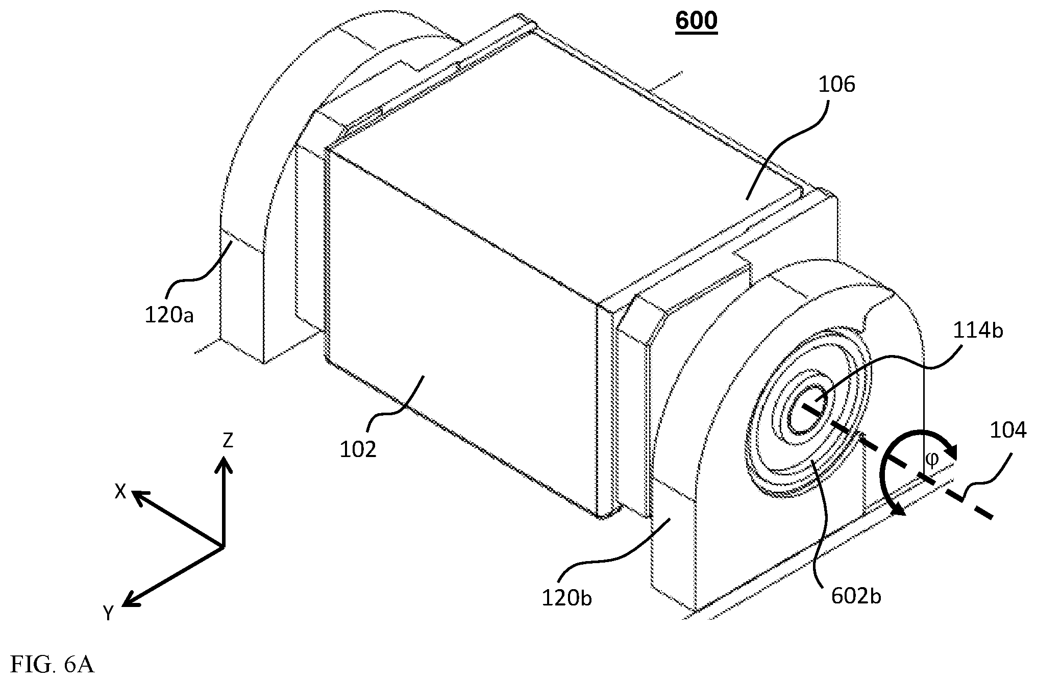 Patent US12092841 Figure 7 – Folded camera structure with an extended light-folding-element scanning range