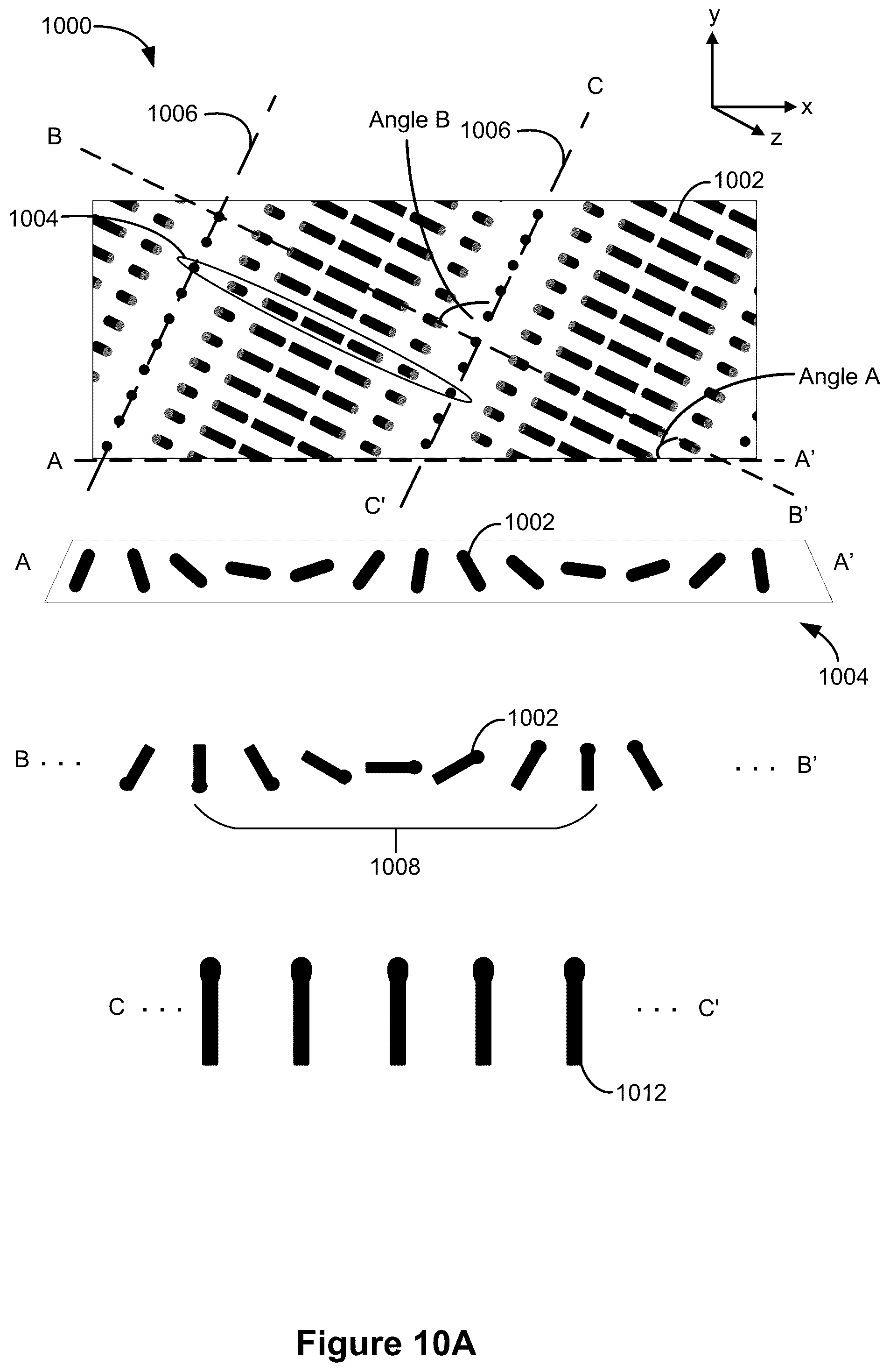 Patent US12092850 Figure 12 – Patterned anisotropic films and optical elements therewith