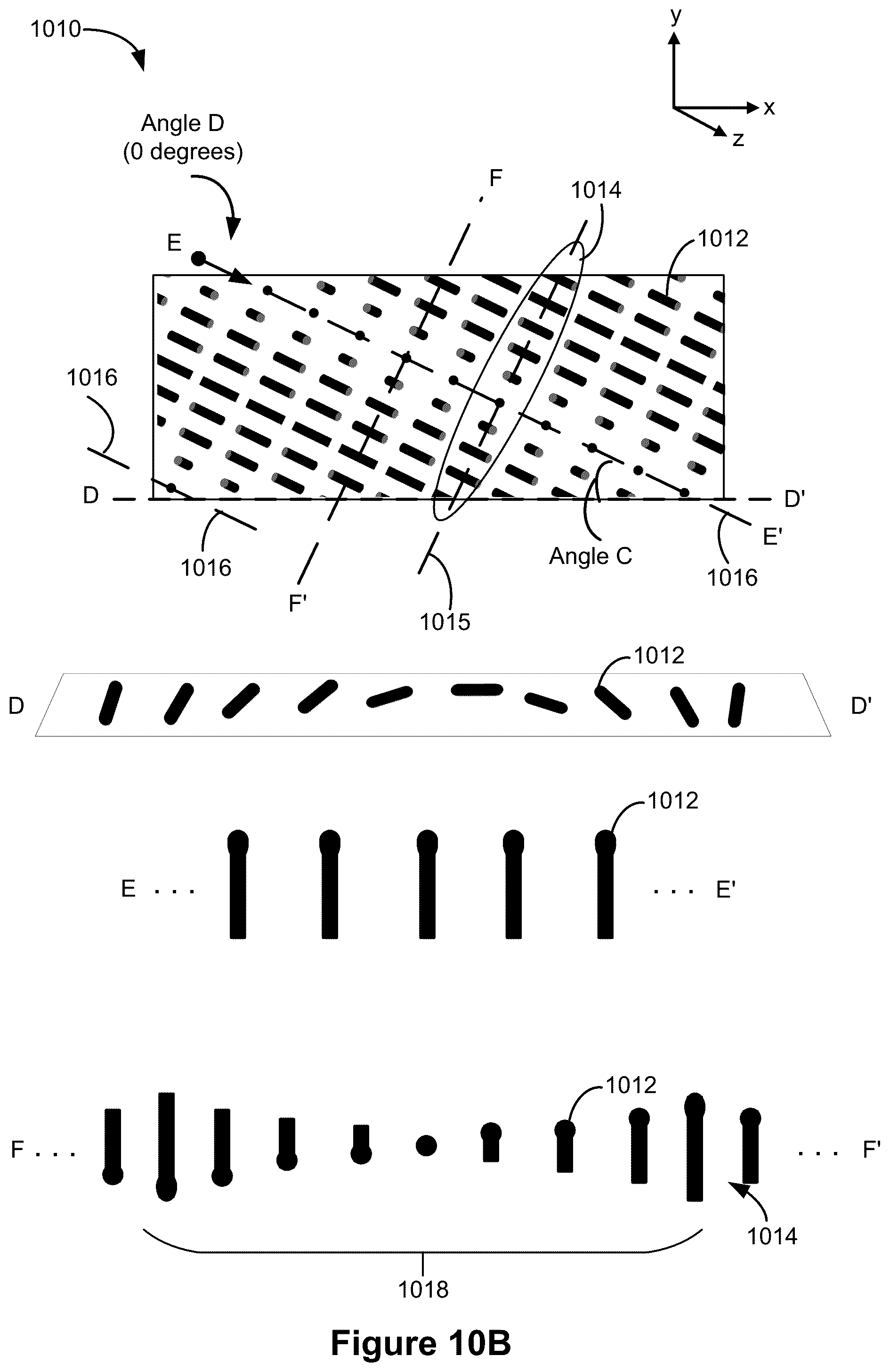 Patent US12092850 Figure 13 – Patterned anisotropic films and optical elements therewith