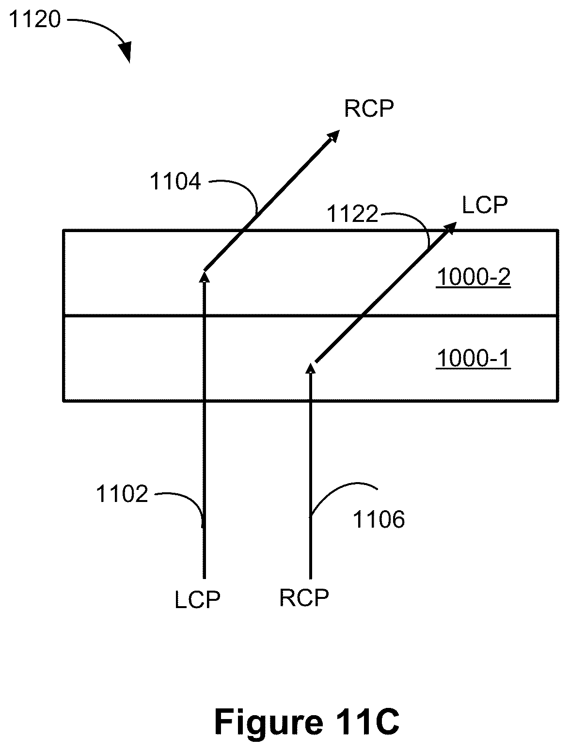 Patent US12092850 Figure 17 – Patterned anisotropic films and optical elements therewith