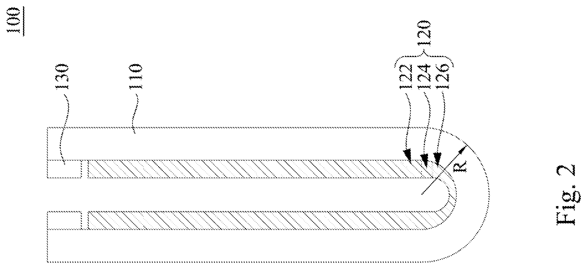 Patent US12092854 Figure 2 – Foldable display device