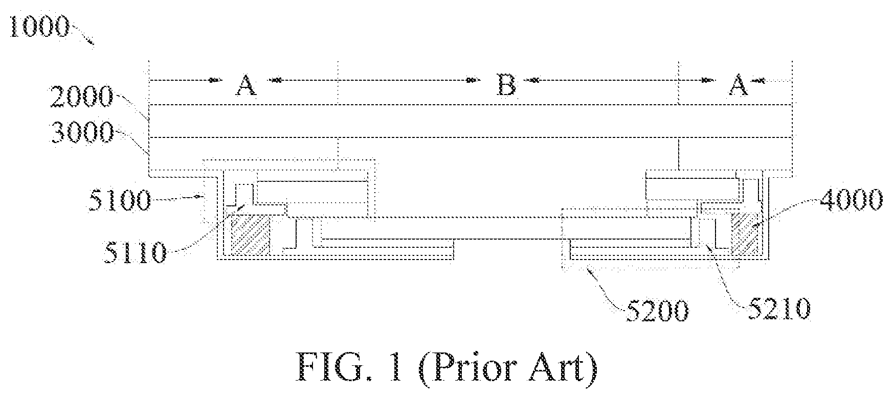 Patent US12092857 Figure 1 – Display module, manufacturing method thereof, and mobile terminal