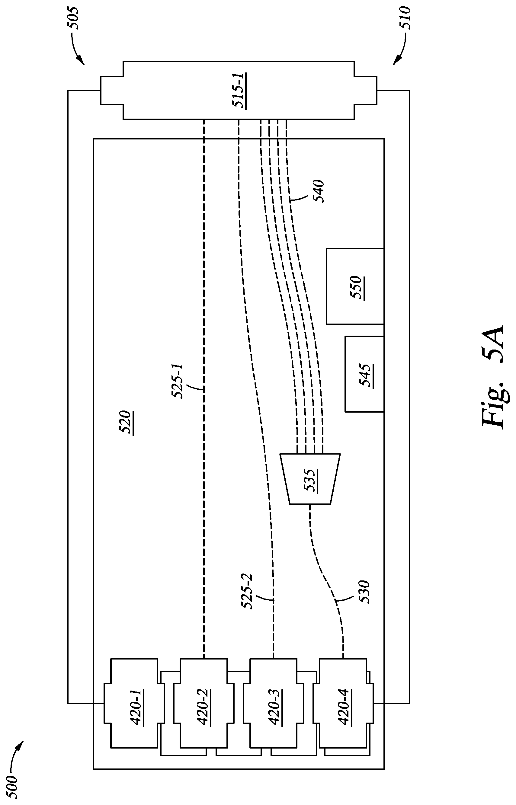 Patent US12092858 Figure 5 – Pluggable optical modules with blind mate optical connectors