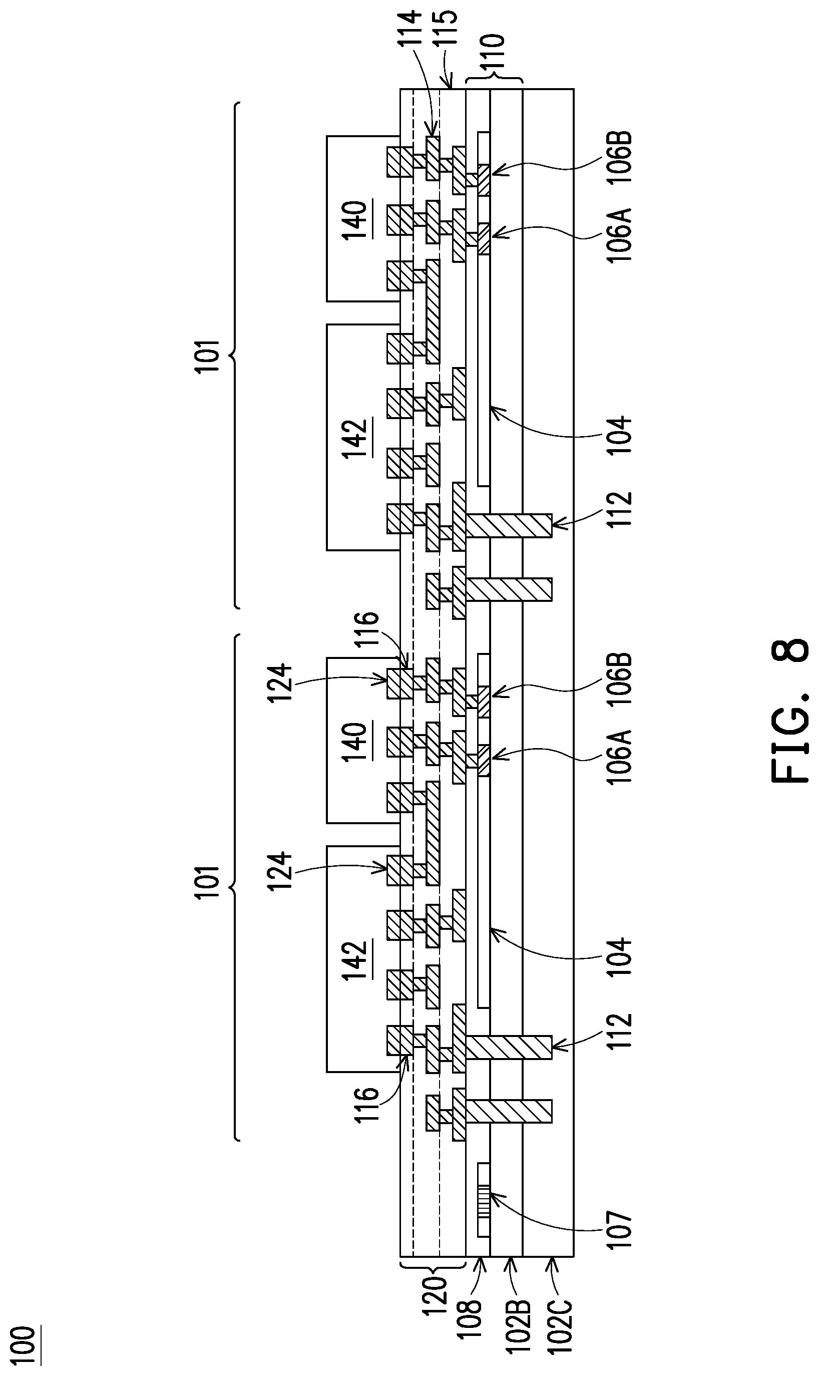 Patent US12092861 Figure 8 – Photonic semiconductor device and method of manufacture