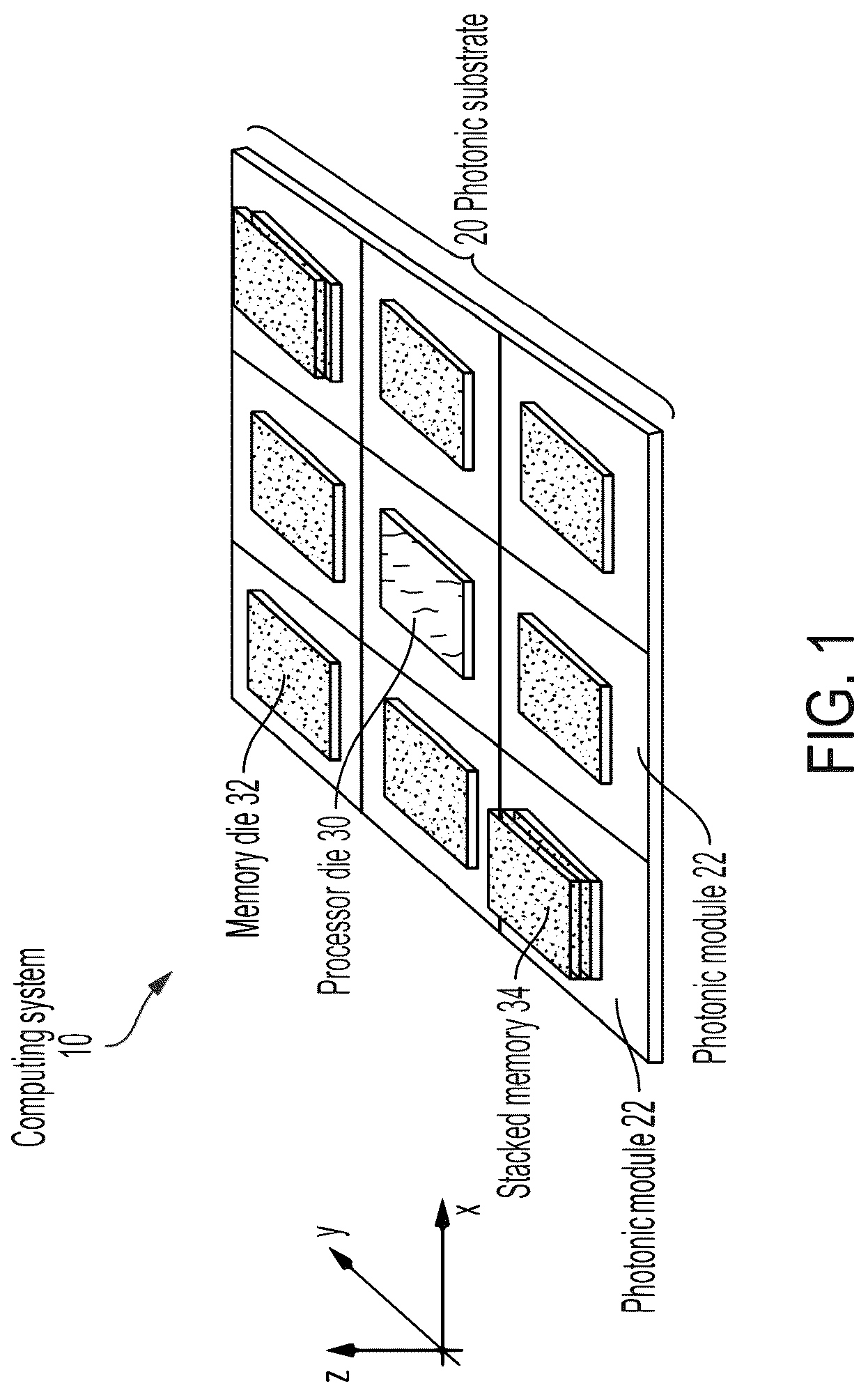 Patent US12092866 Figure 1 – Photonic communication platform