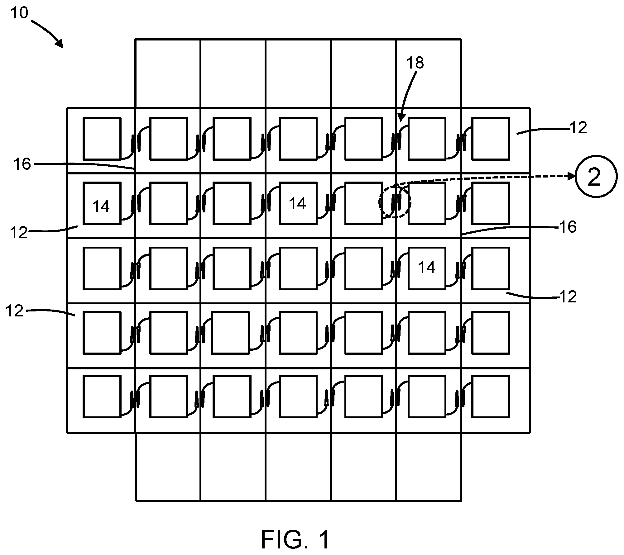 Patent US12092868 Figure 1 – Photonics chips with reticle stitching by side-by-side tapered sections