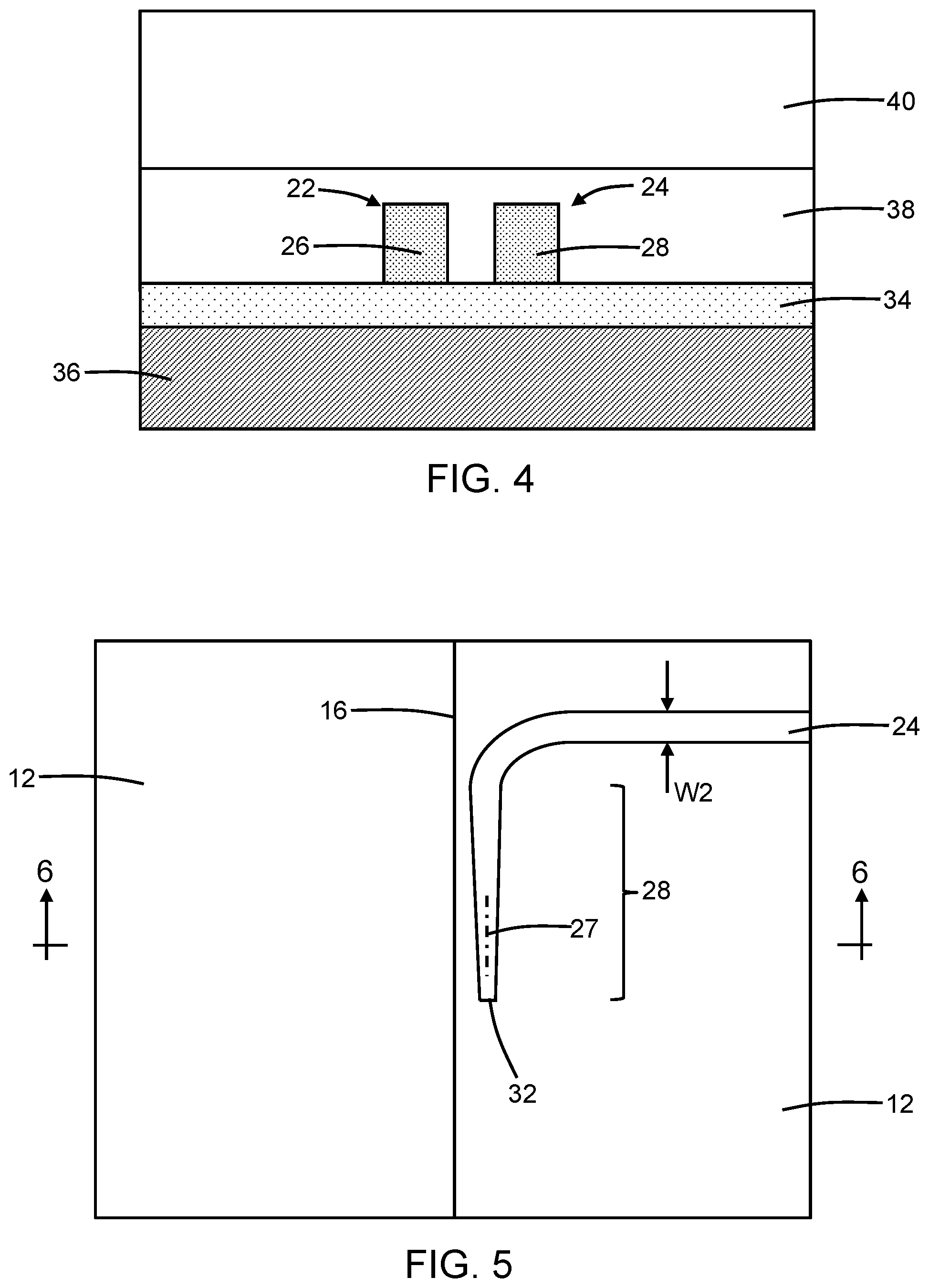 Patent US12092868 Figure 3 – Photonics chips with reticle stitching by side-by-side tapered sections