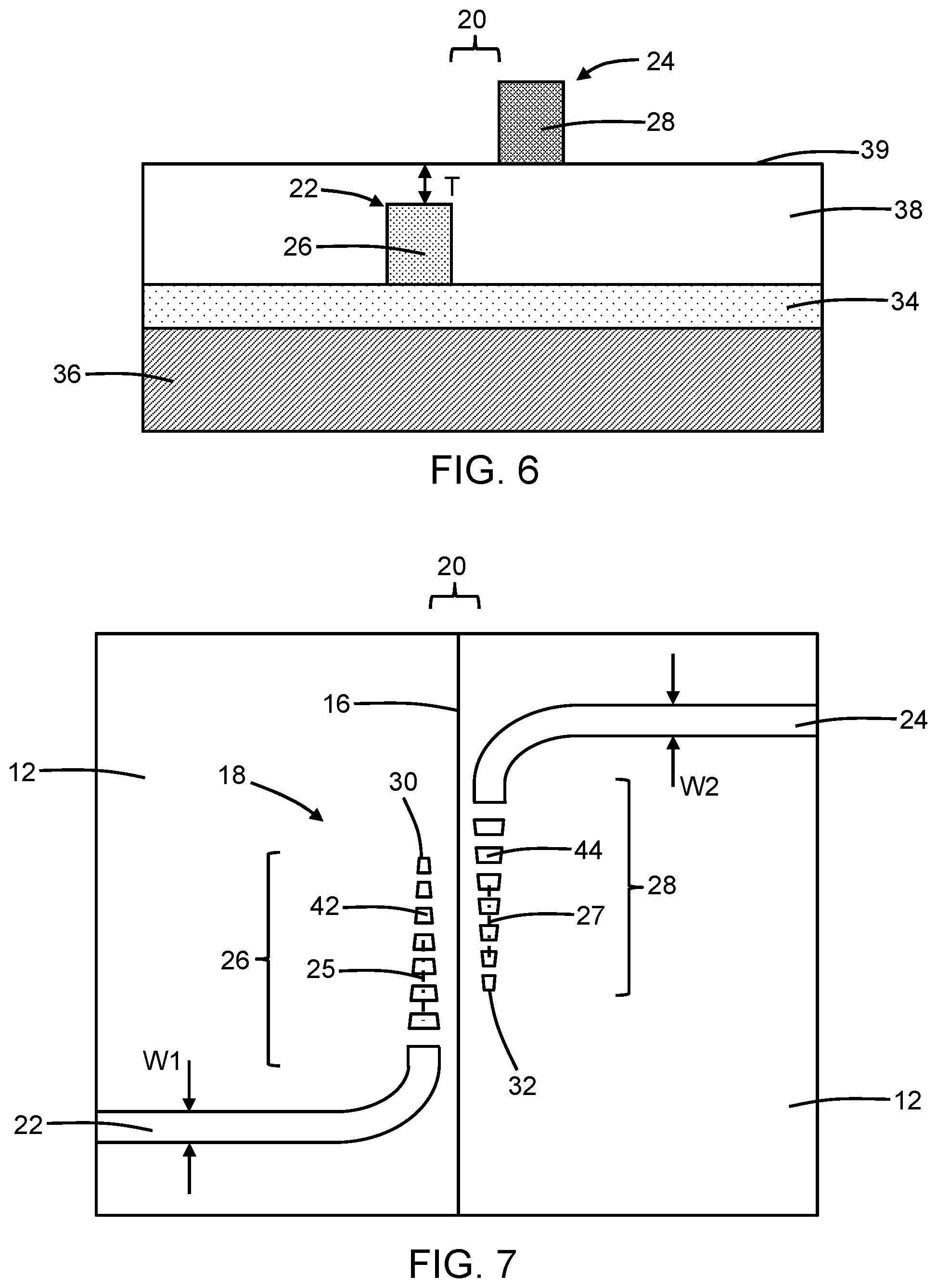 Patent US12092868 Figure 4 – Photonics chips with reticle stitching by side-by-side tapered sections