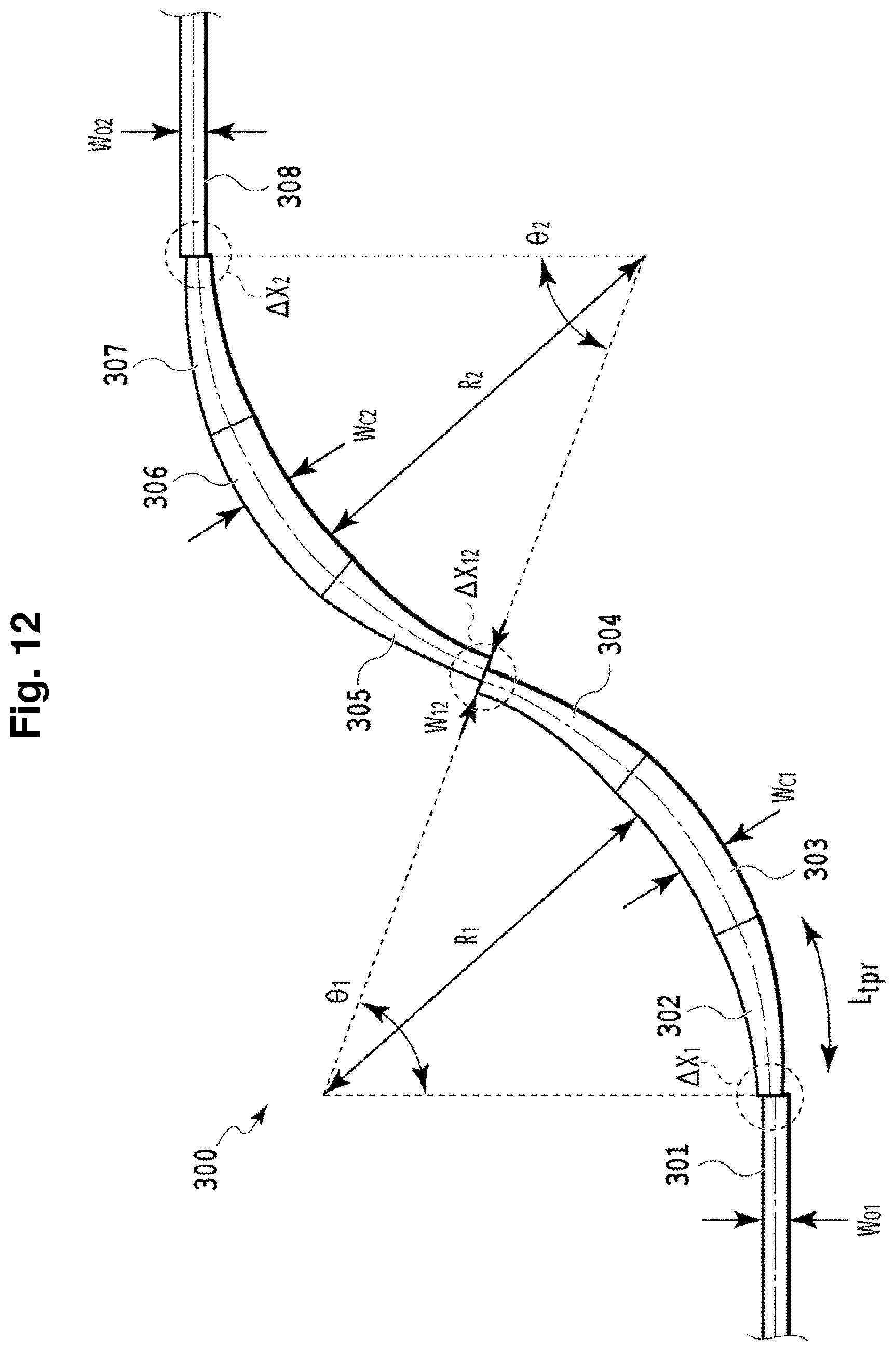 Patent US12092870 Figure 12 – Optical waveguide