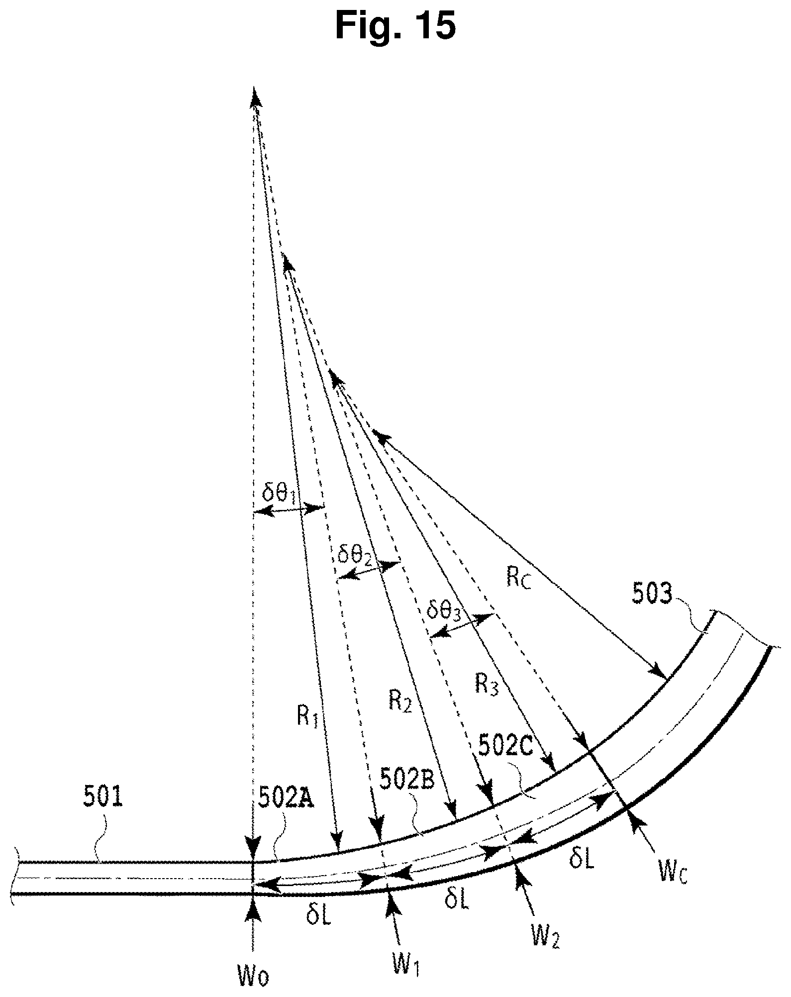 Patent US12092870 Figure 15 – Optical waveguide