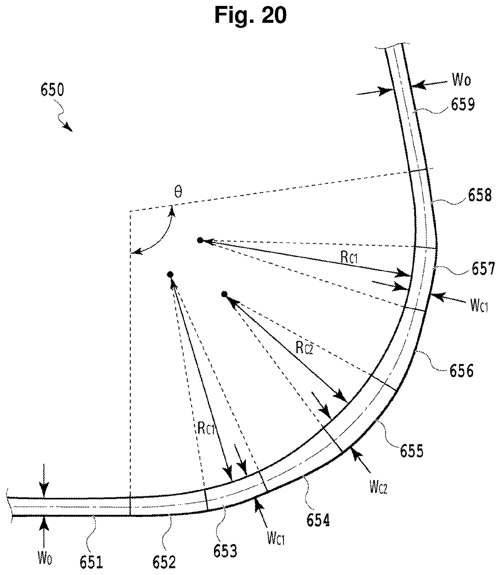 Patent US12092870 Figure 20 – Optical waveguide