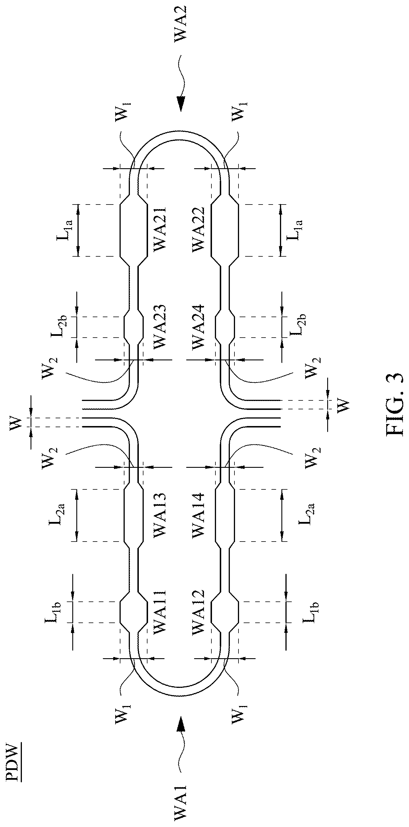 Patent US12092872 Figure 3 – Wavelength division multiplexer and demultiplexer
