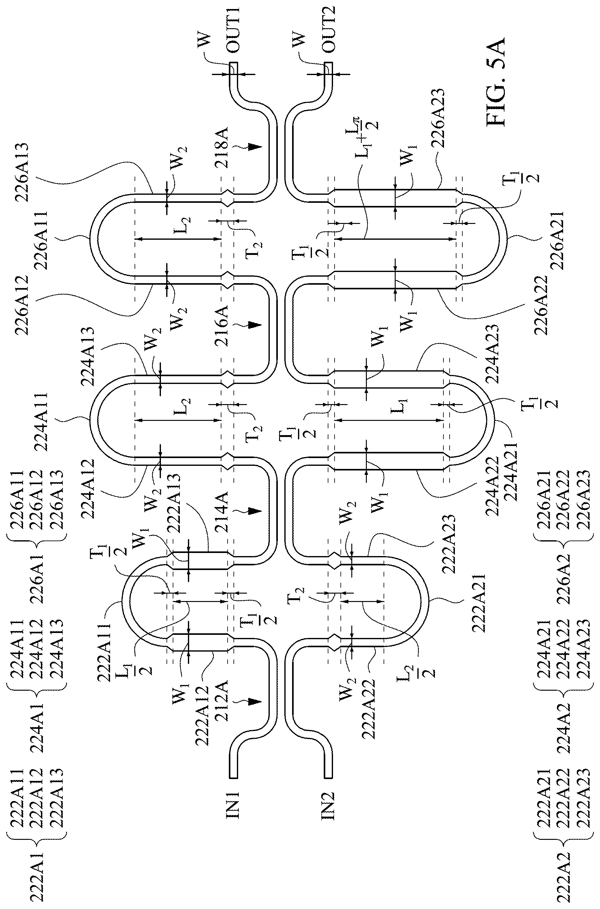 Patent US12092872 Figure 5 – Wavelength division multiplexer and demultiplexer