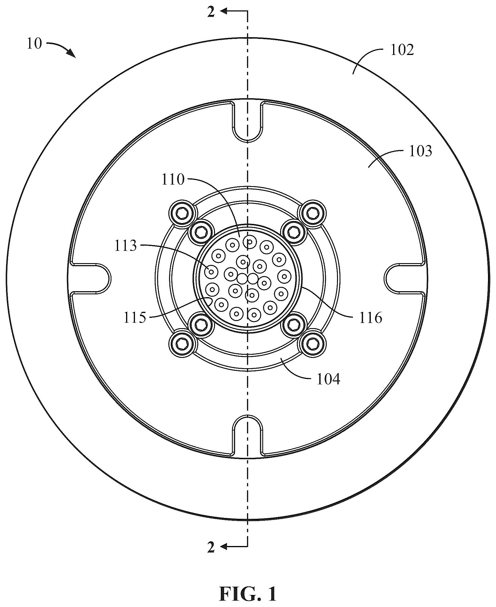 Patent US12092875 Figure 1 – Rotatable capsule for a fiber optic rotary joint