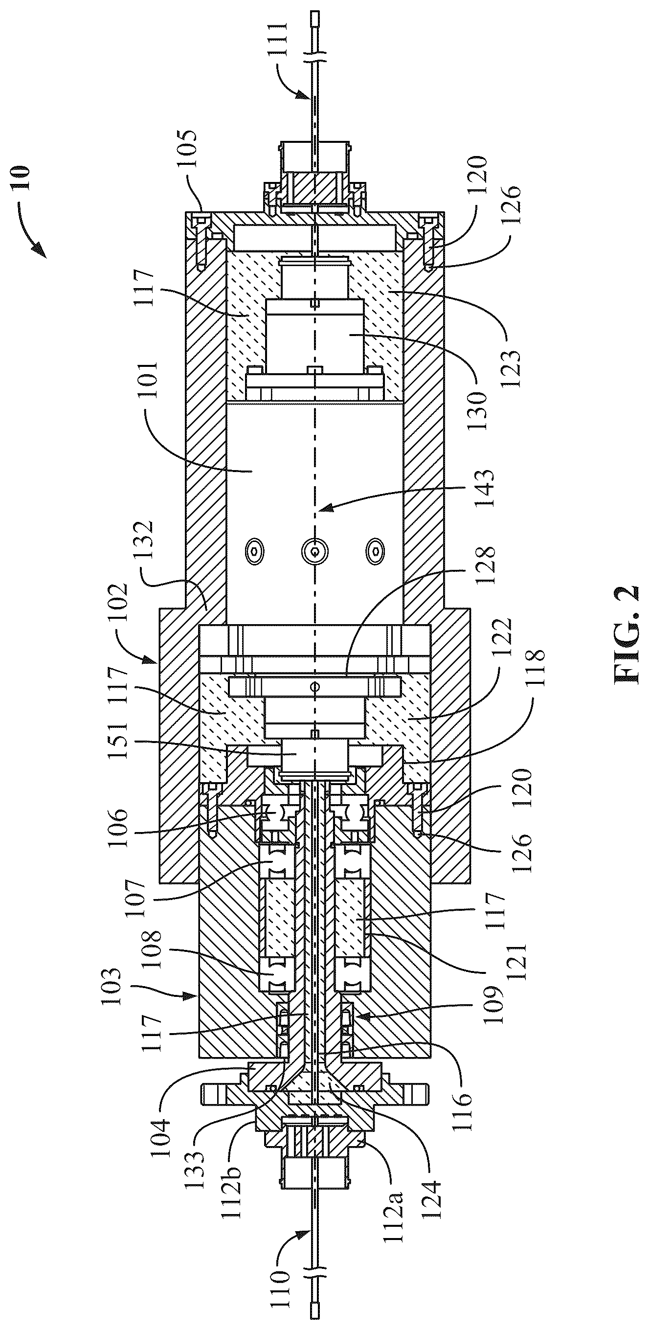 Patent US12092875 Figure 2 – Rotatable capsule for a fiber optic rotary joint