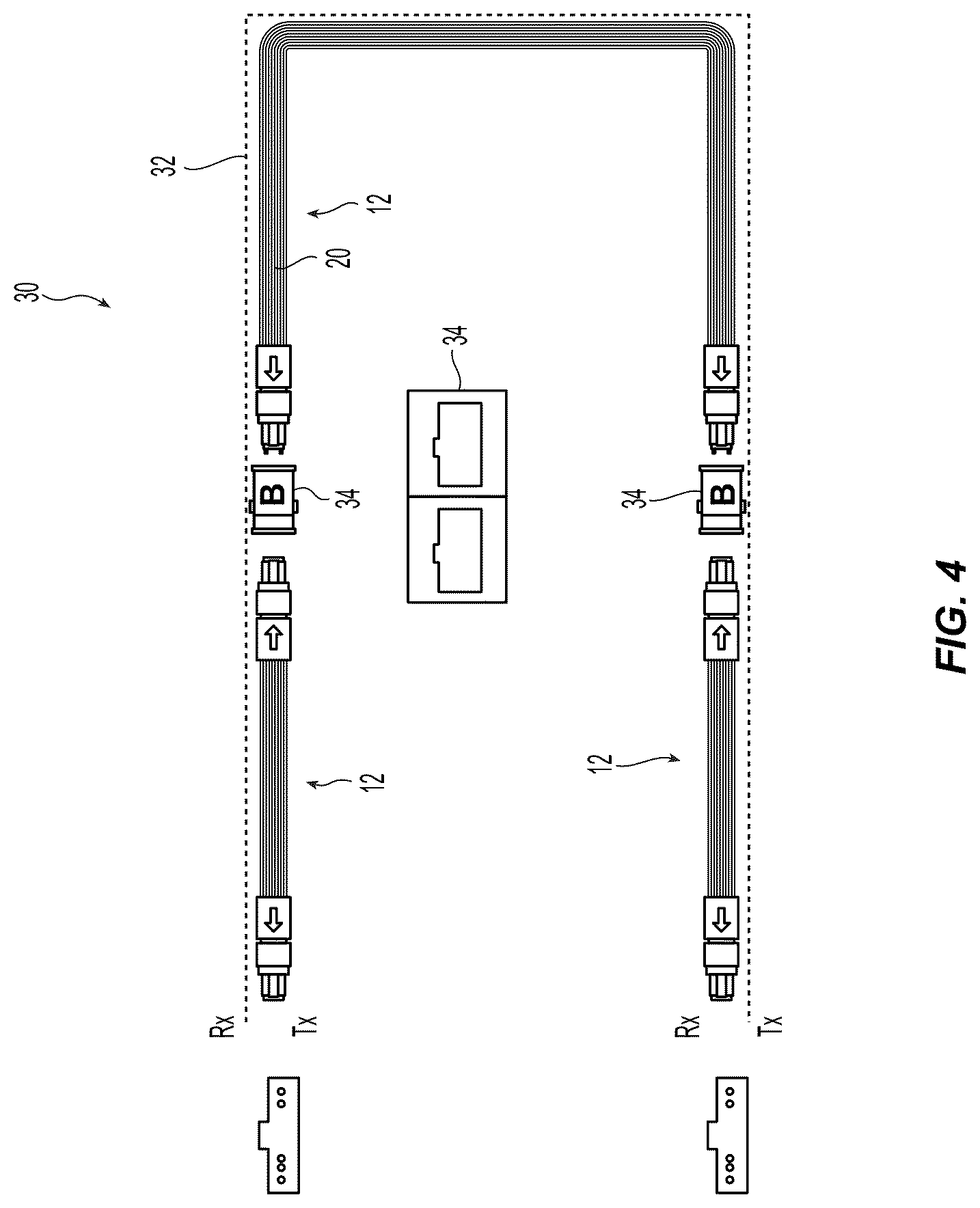 Patent US12092876 Figure 3 – Field changeable fiber optic connector polarity keying