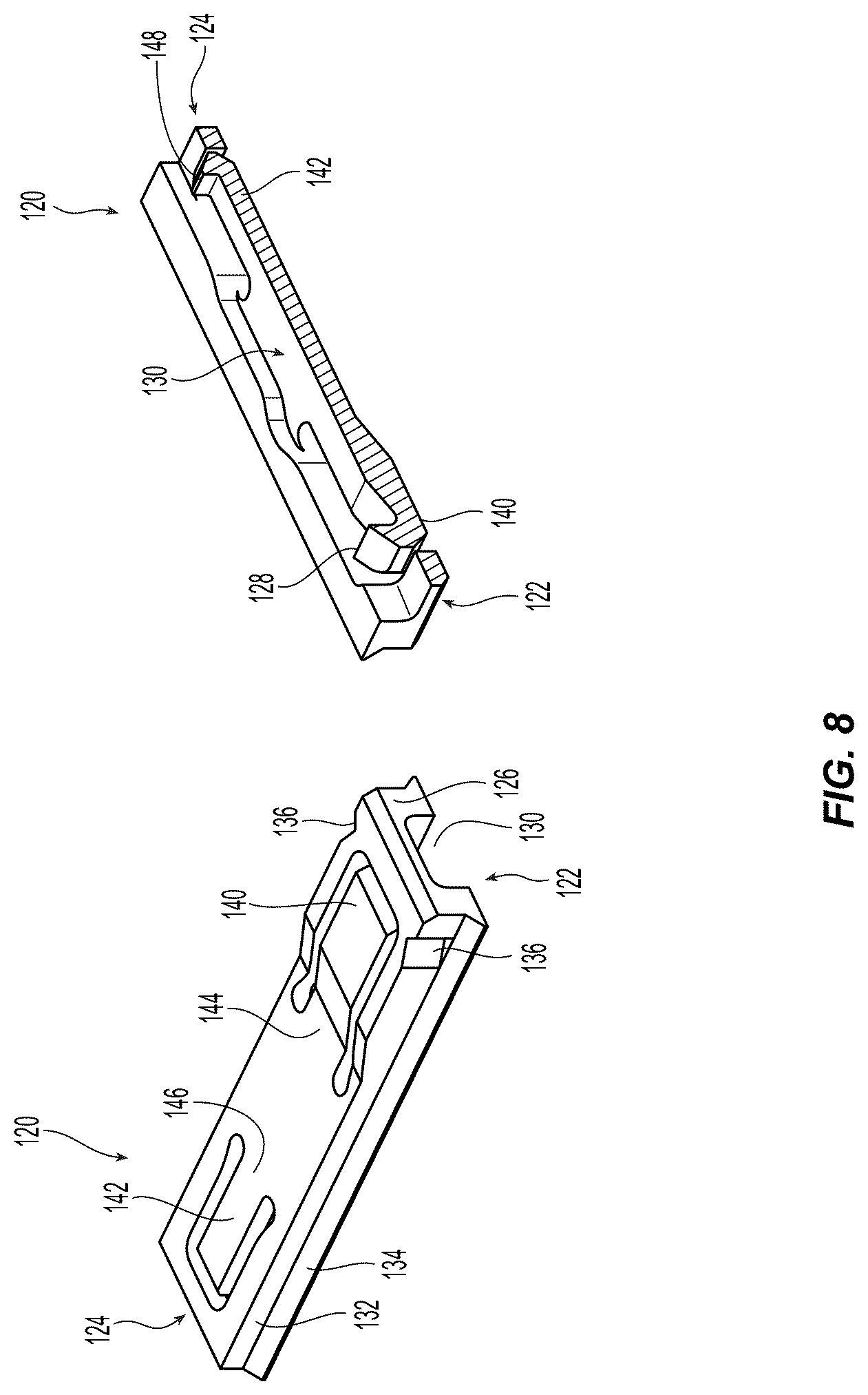 Patent US12092876 Figure 6 – Field changeable fiber optic connector polarity keying