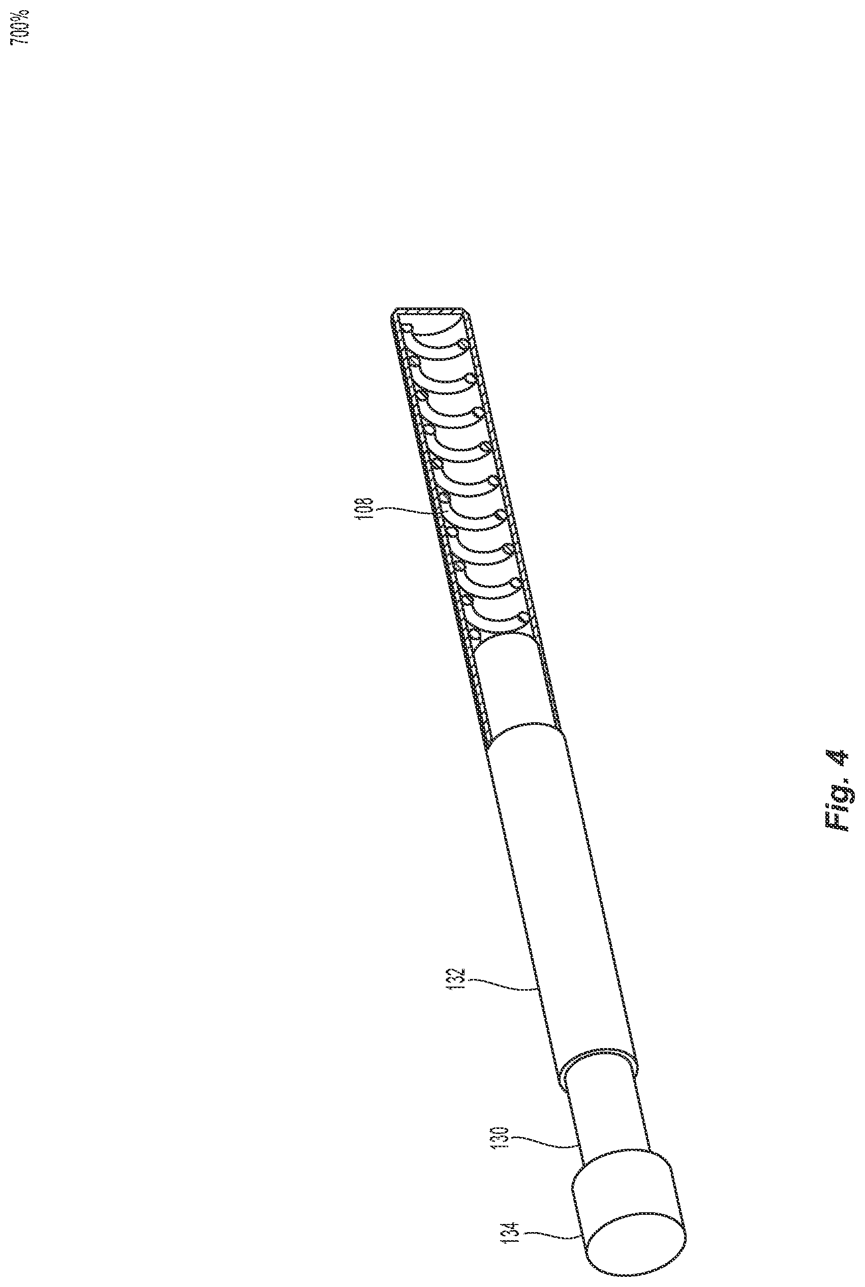 Patent US12092877 Figure 4 – Fiber optic ferrule and method for terminating a fiber optic ferrule to prevent delamination