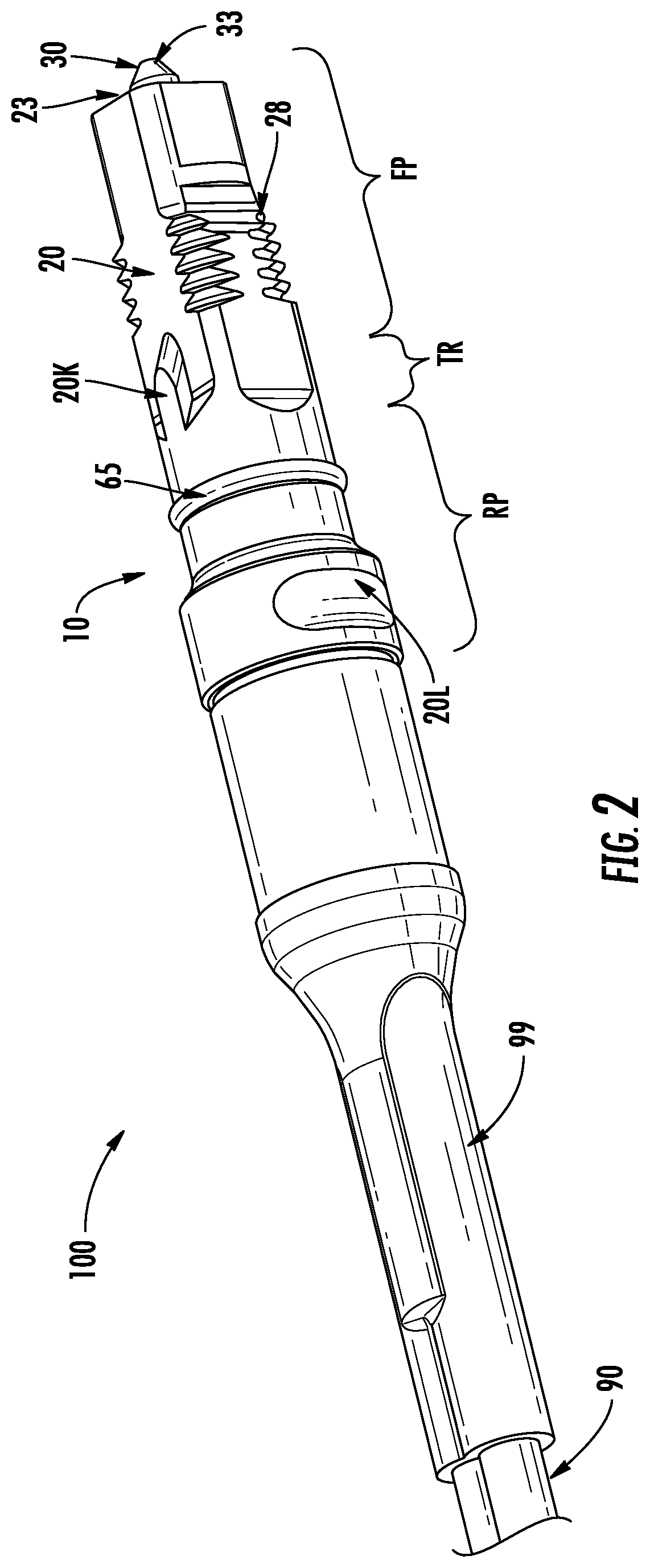 Patent US12092878 Figure 2 – Fiber optic connectors having a keying structure and methods of making the same