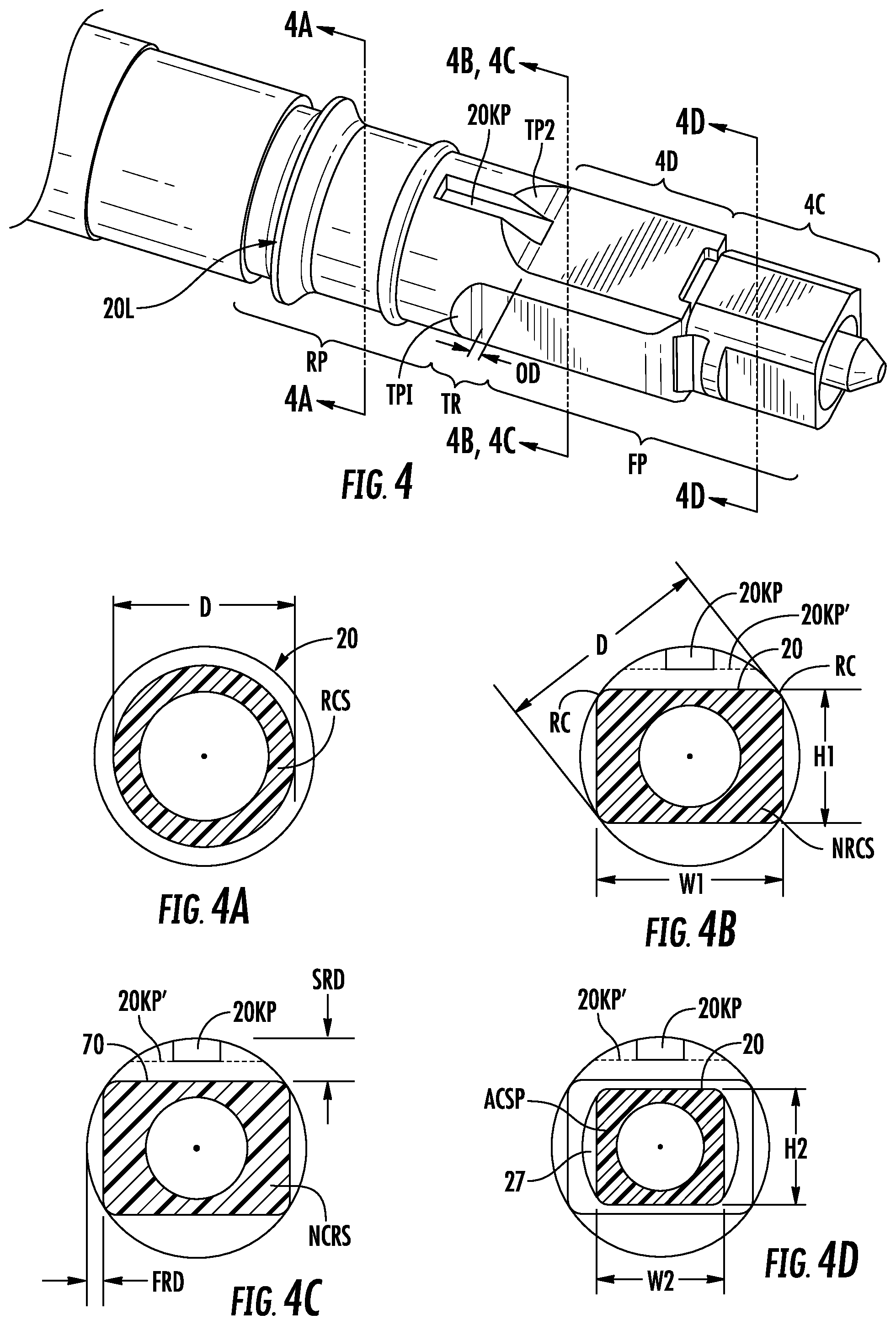 Patent US12092878 Figure 5 – Fiber optic connectors having a keying structure and methods of making the same