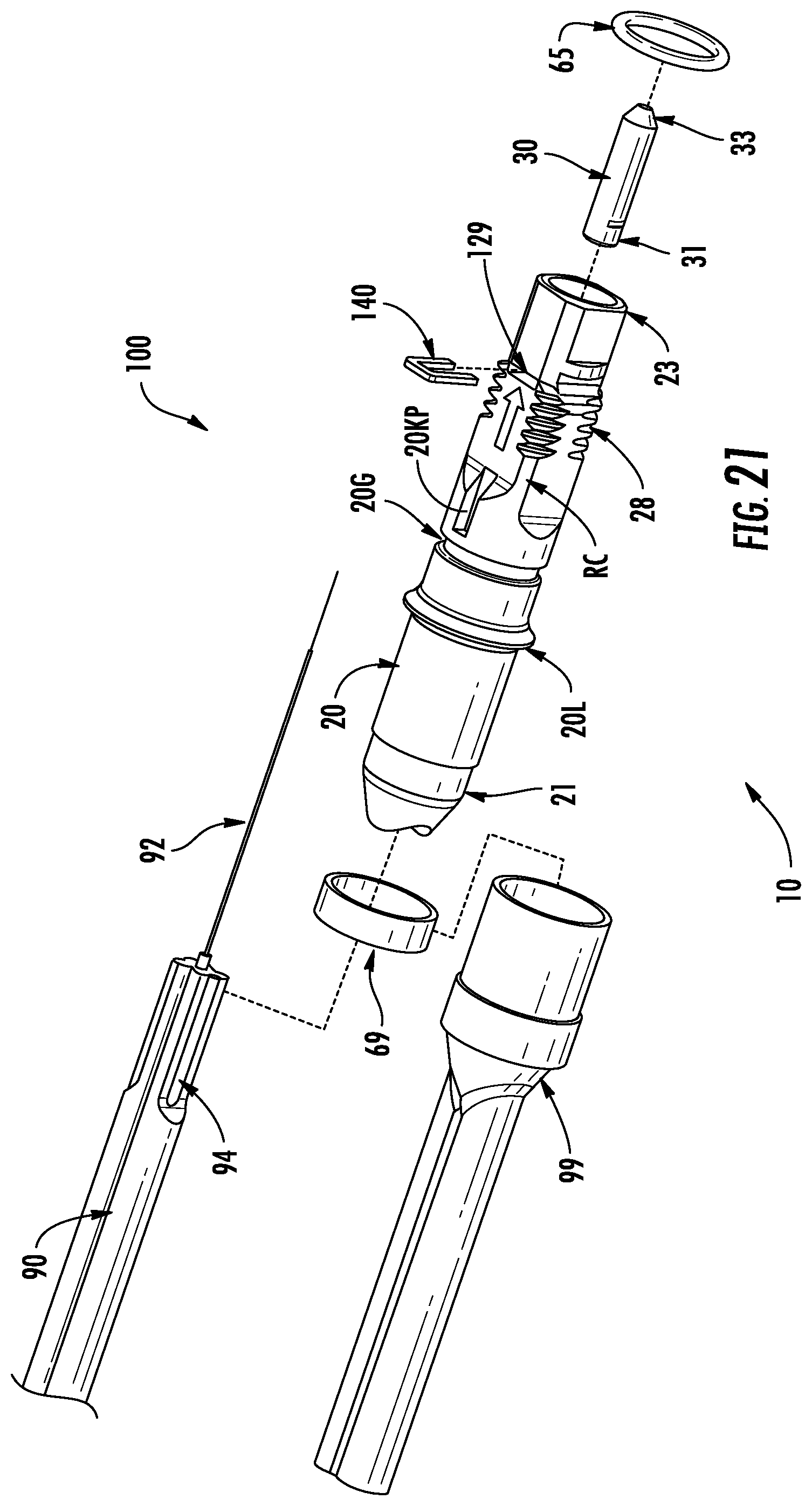 Patent US12092878 Figure 17 – Fiber optic connectors having a keying structure and methods of making the same