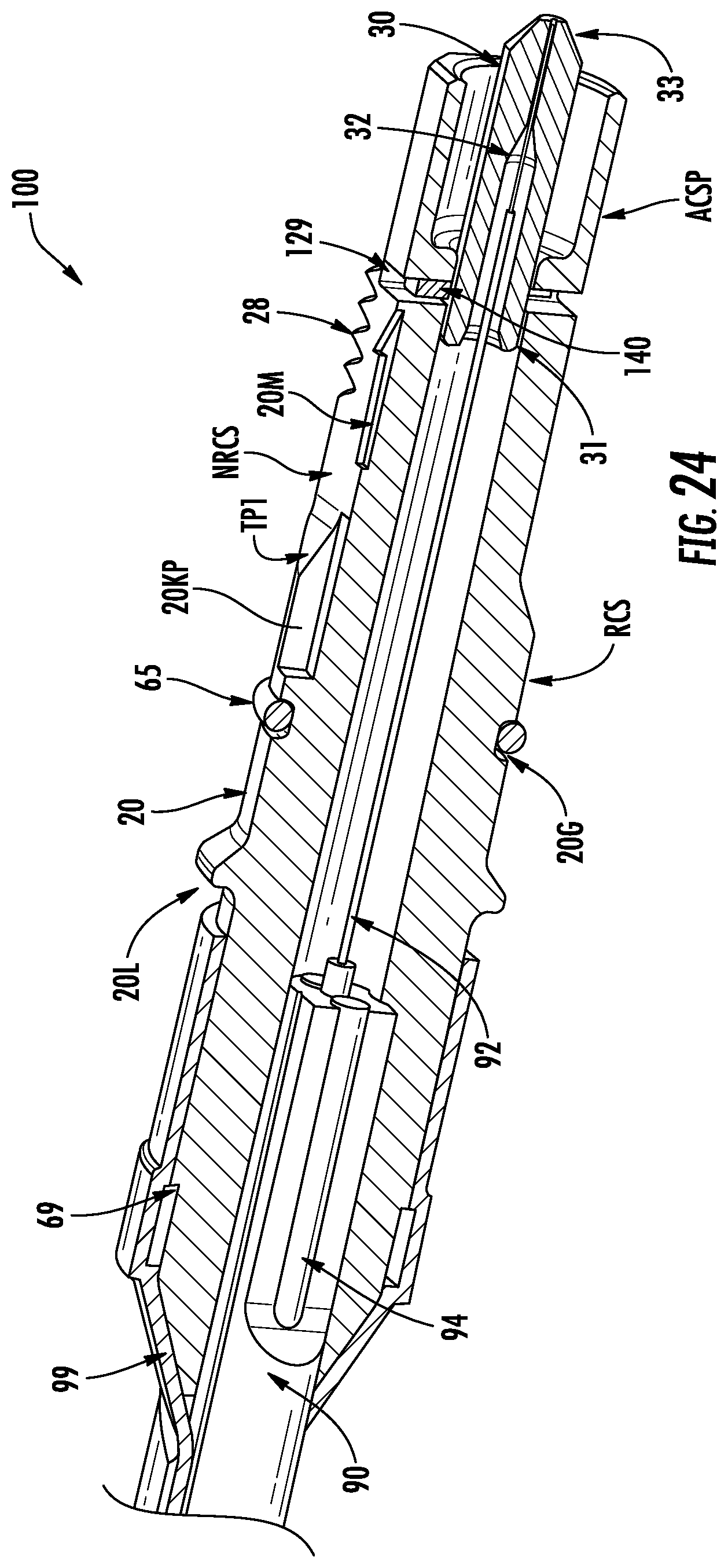 Patent US12092878 Figure 19 – Fiber optic connectors having a keying structure and methods of making the same