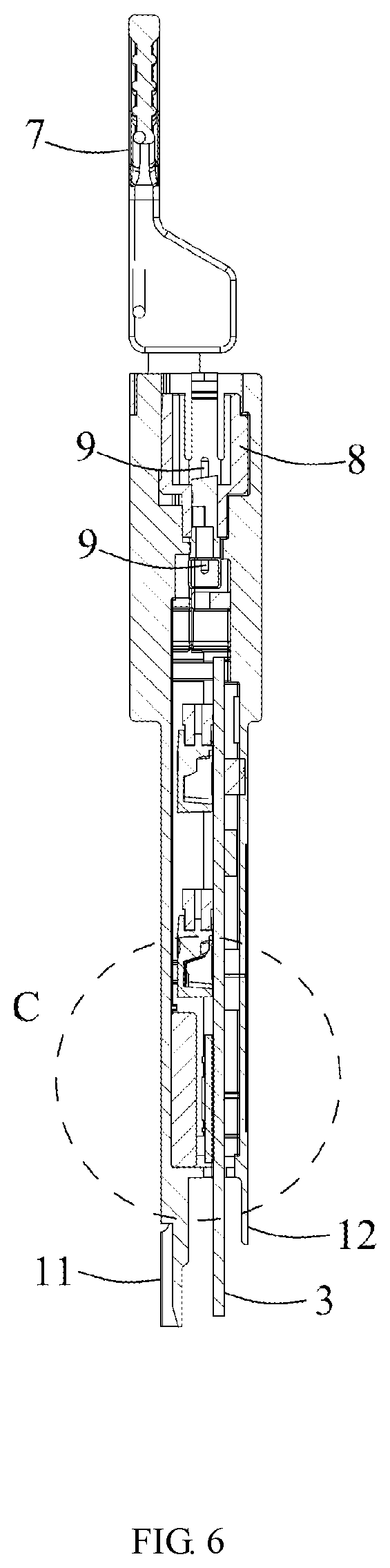 Patent US12092882 Figure 6 – Optical electrical connector with improved heat dissipation performance