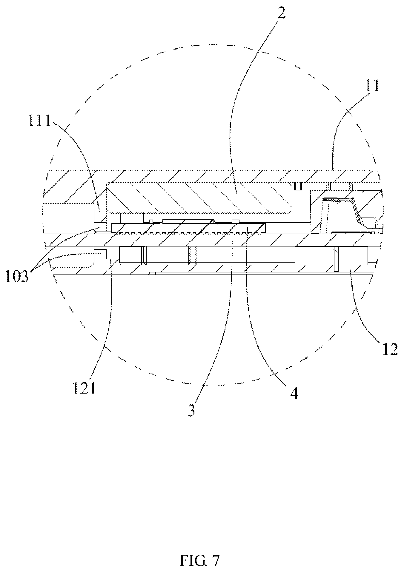 Patent US12092882 Figure 7 – Optical electrical connector with improved heat dissipation performance