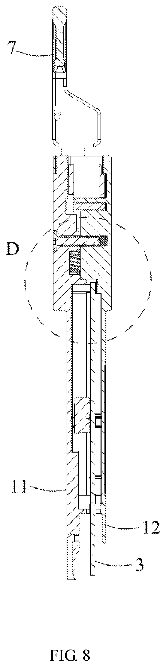 Patent US12092882 Figure 8 – Optical electrical connector with improved heat dissipation performance