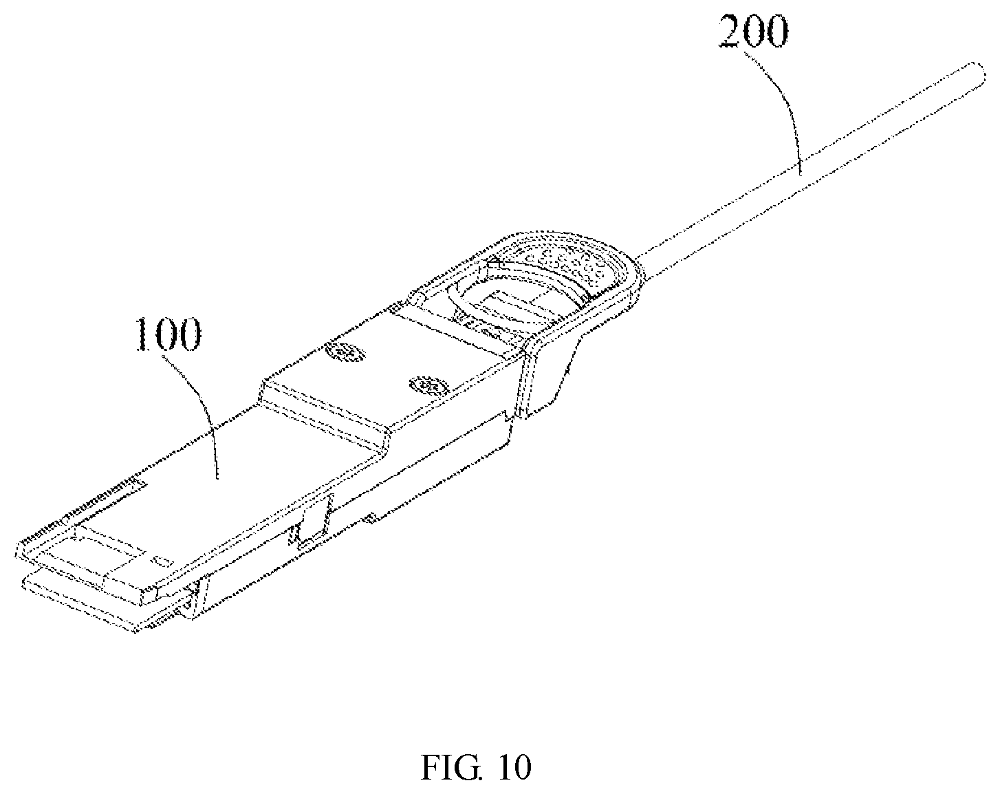 Patent US12092882 Figure 10 – Optical electrical connector with improved heat dissipation performance