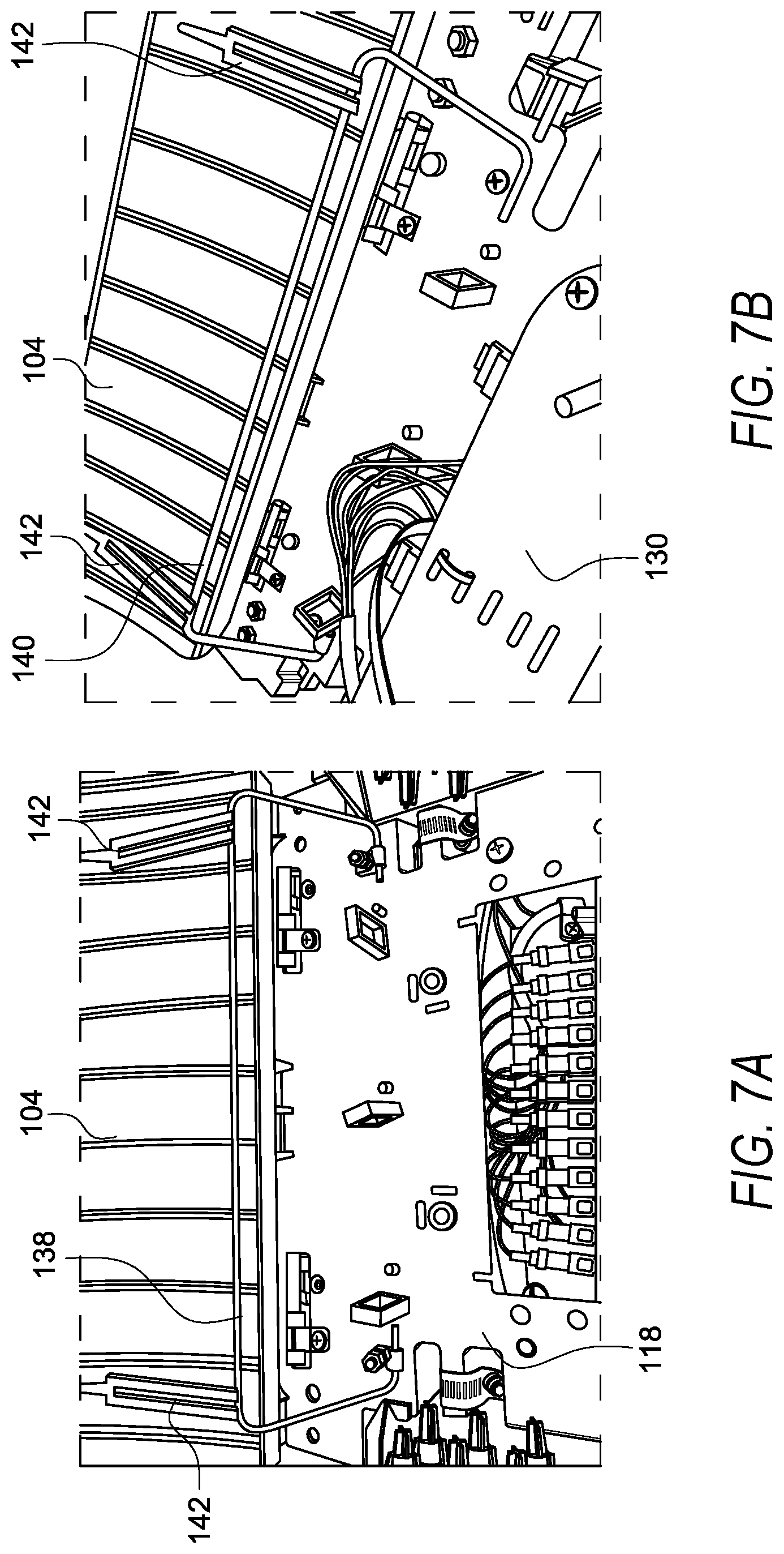 Patent US12092885 Figure 7 – Optical fiber distribution systems and components