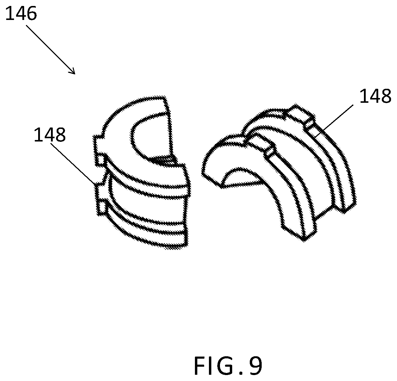 Patent US12092885 Figure 9 – Optical fiber distribution systems and components