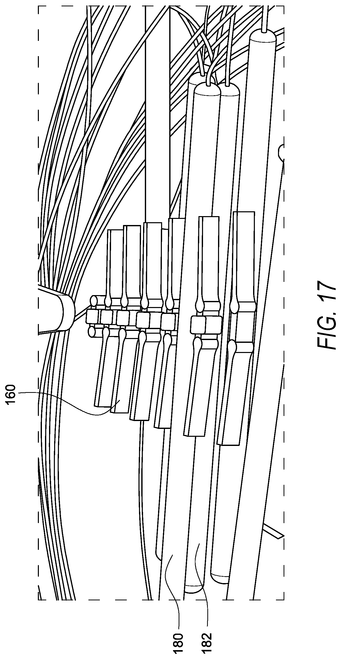 Patent US12092885 Figure 17 – Optical fiber distribution systems and components
