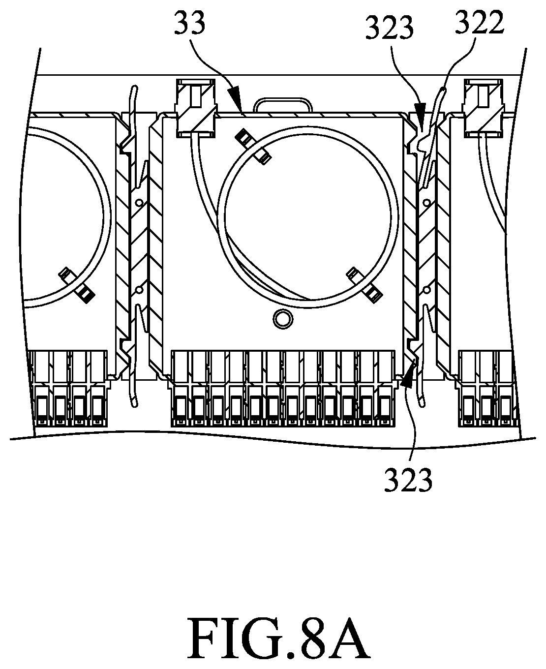 Patent US12092887 Figure 9 – Fiber optic distribution frame