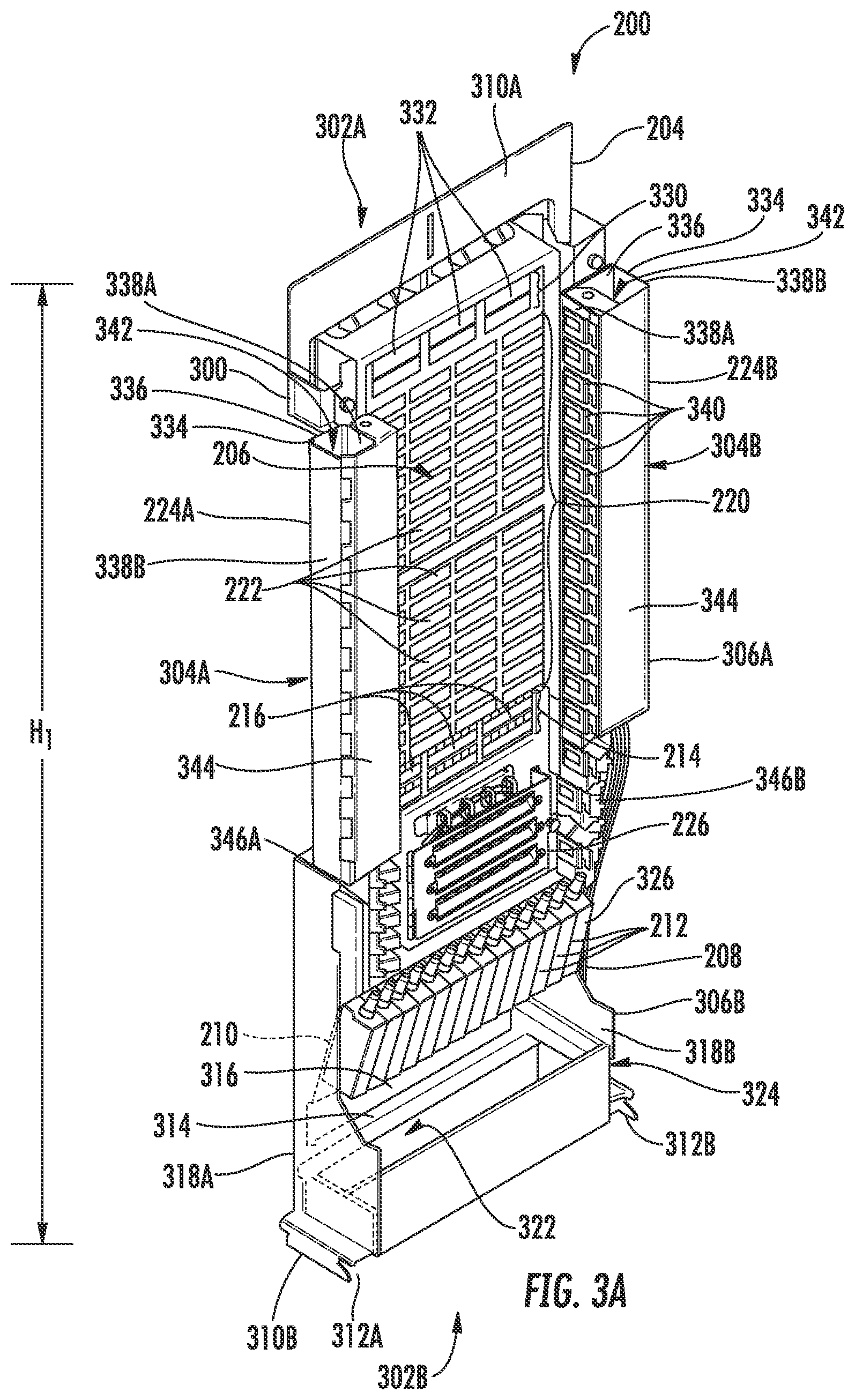 Patent US12092888 Figure 4 – Fiber optic apparatus for retrofit fiber optic connectivity