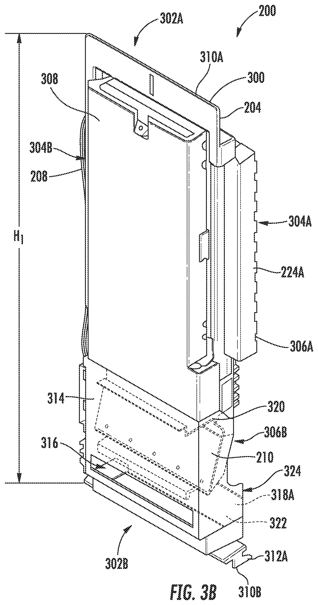 Patent US12092888 Figure 5 – Fiber optic apparatus for retrofit fiber optic connectivity