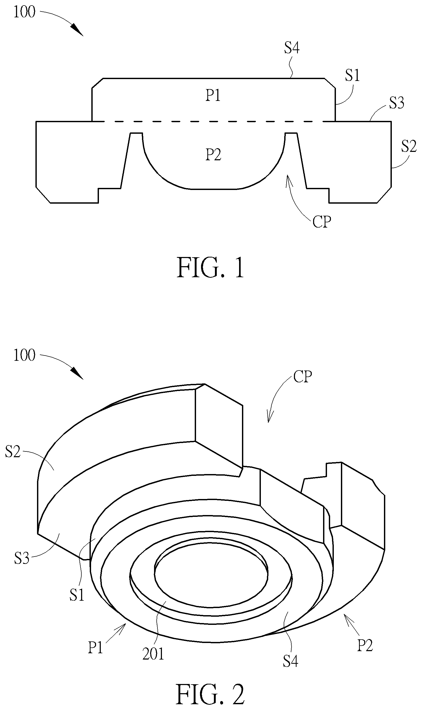 Patent US12092890 — Optical lens and optical data capturing device — Figure 1
