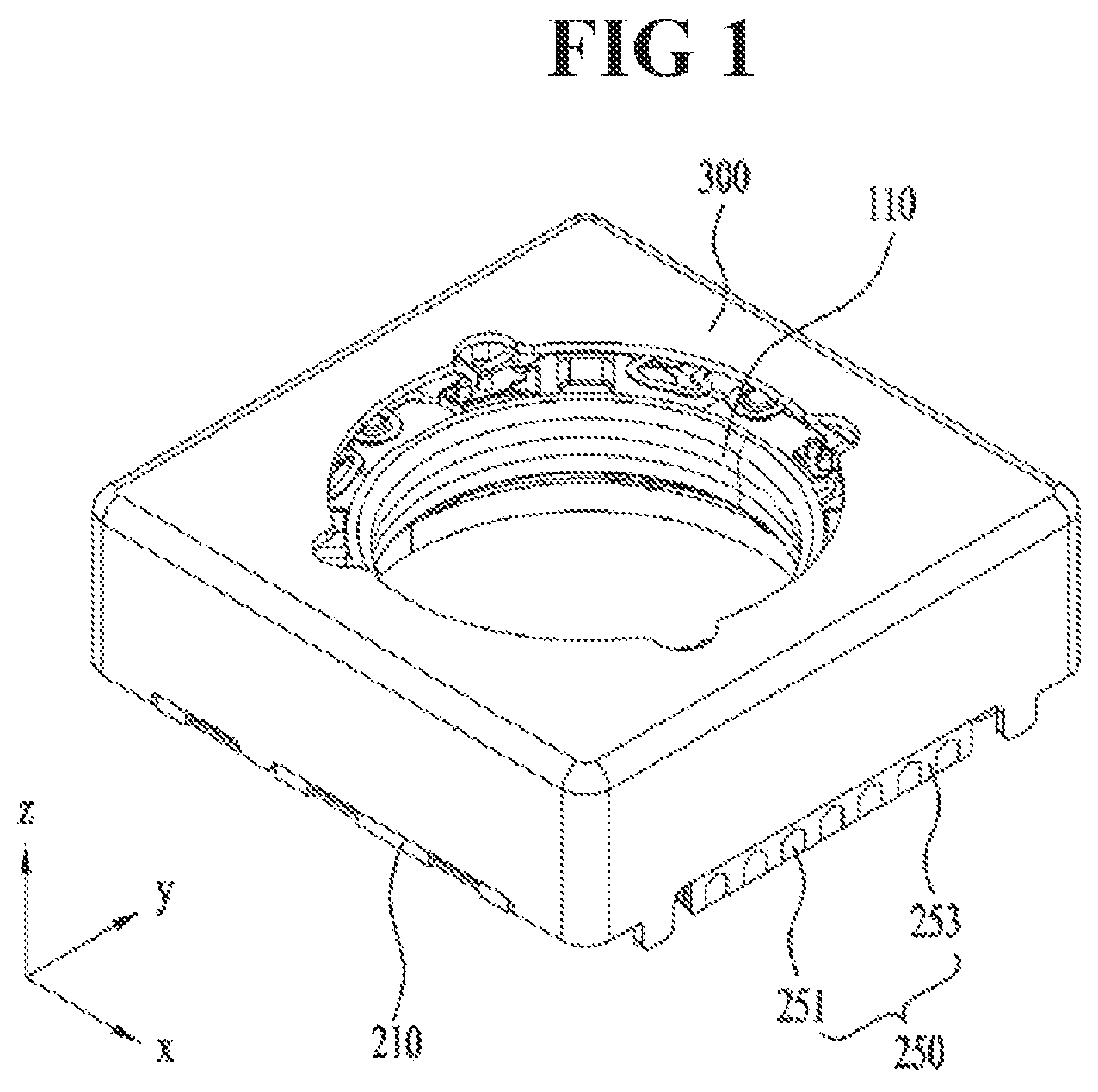 Patent US12092892 Figure 1 – Lens driving apparatus, camera module, and optical instrument