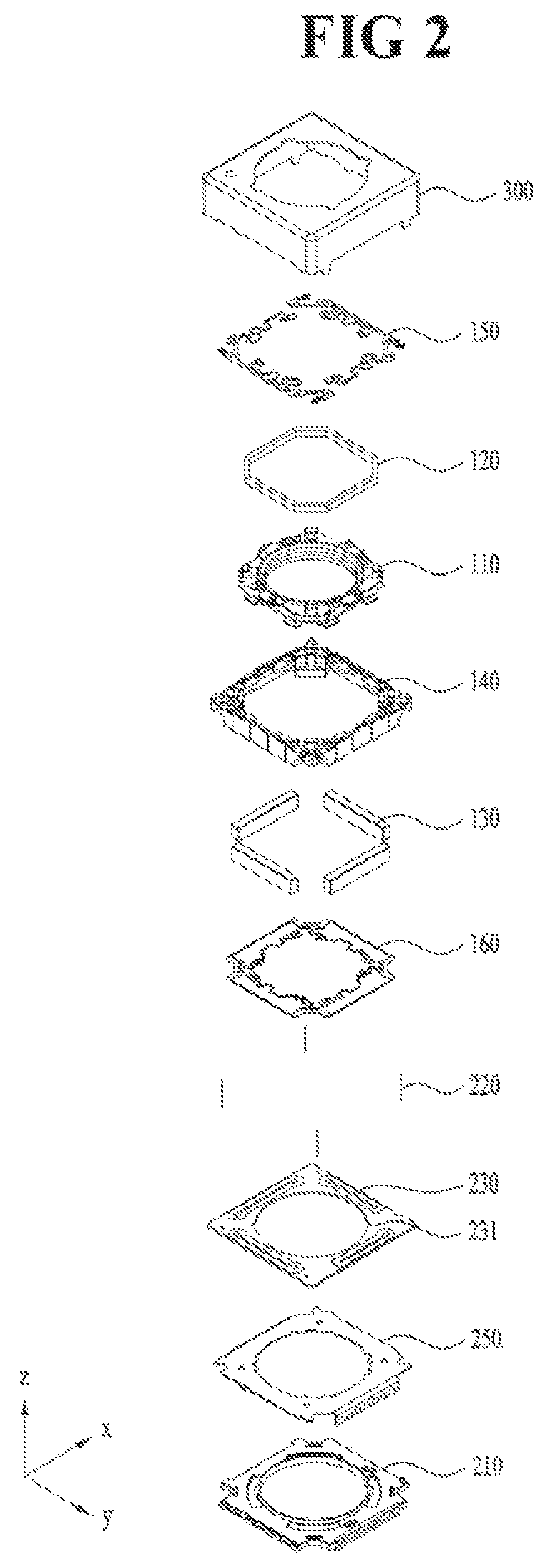 Patent US12092892 Figure 2 – Lens driving apparatus, camera module, and optical instrument