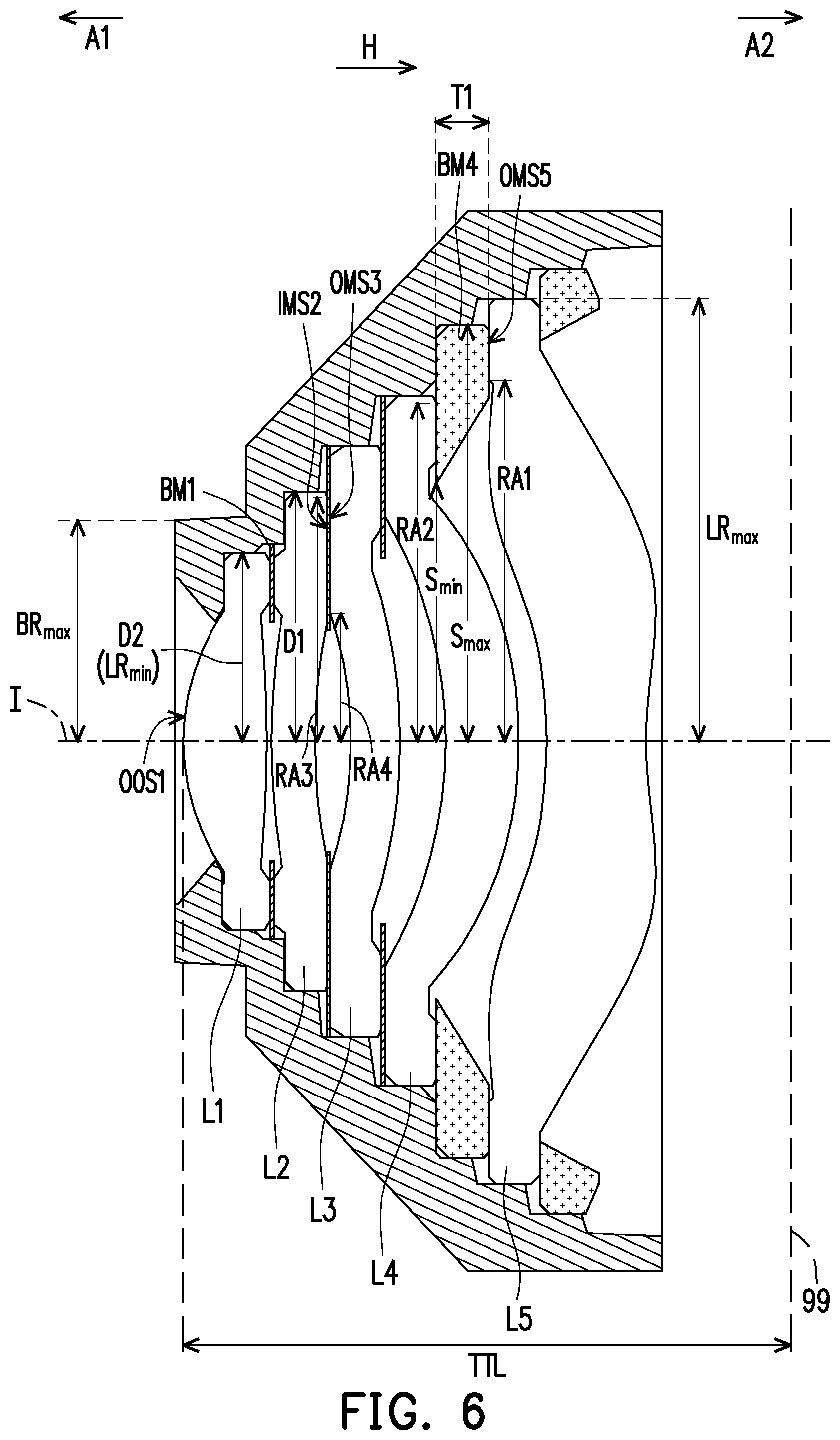 Patent US12092893 Figure 7 – Optical imaging lens