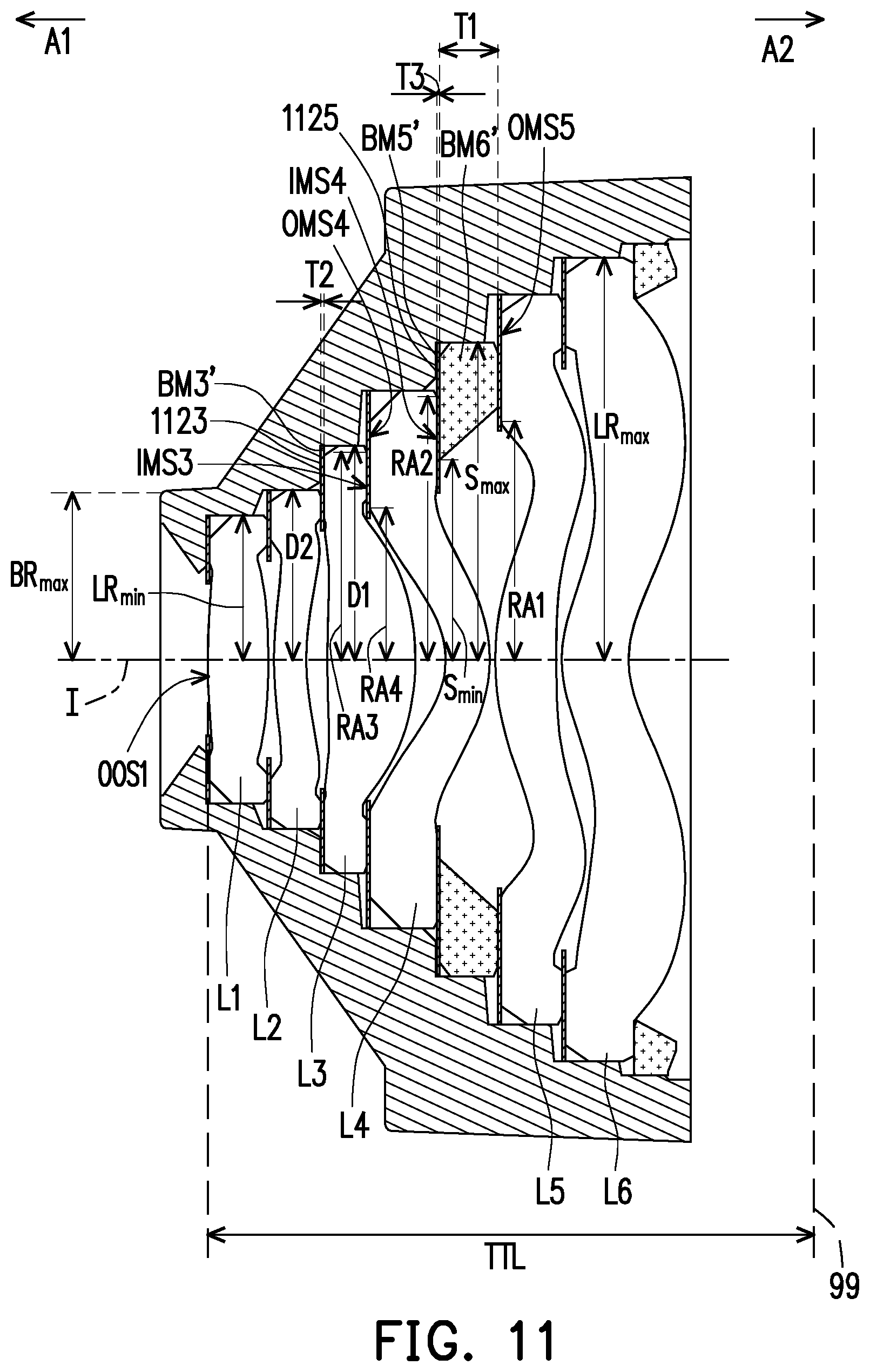 Patent US12092893 Figure 12 – Optical imaging lens