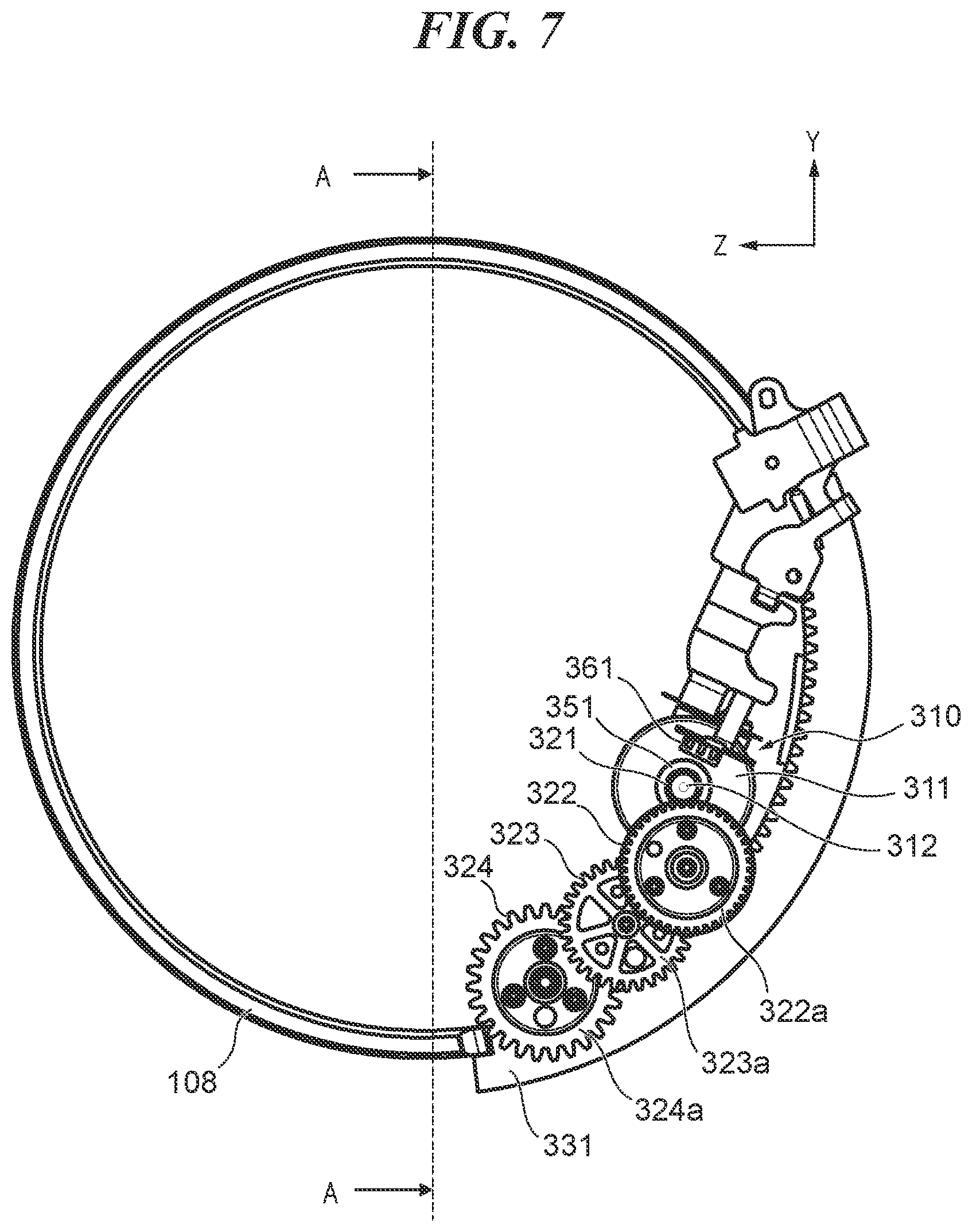 Patent US12092895 Figure 7 – Lens barrel with deceleration mechanism and image pickup apparatus