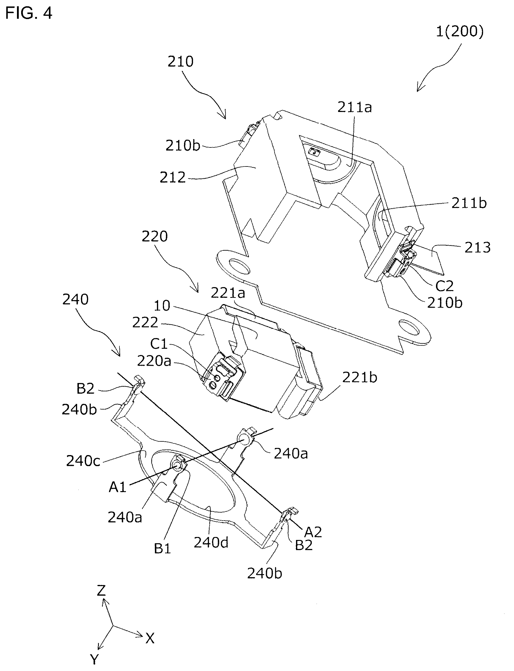 Patent US12092897 Figure 4 – Optical unit