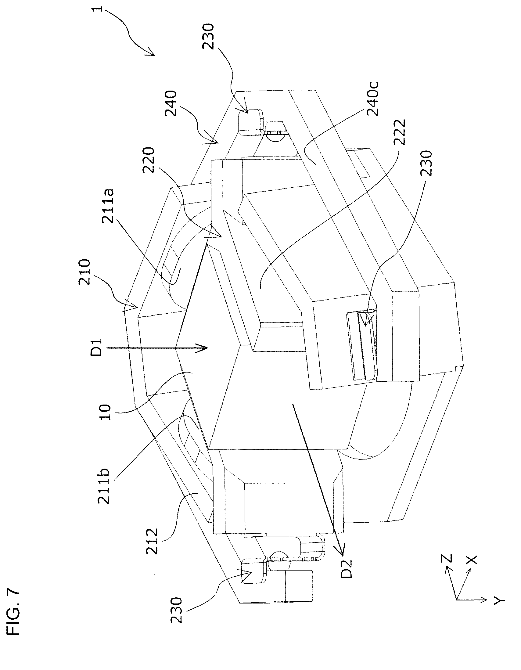 Patent US12092897 Figure 7 – Optical unit