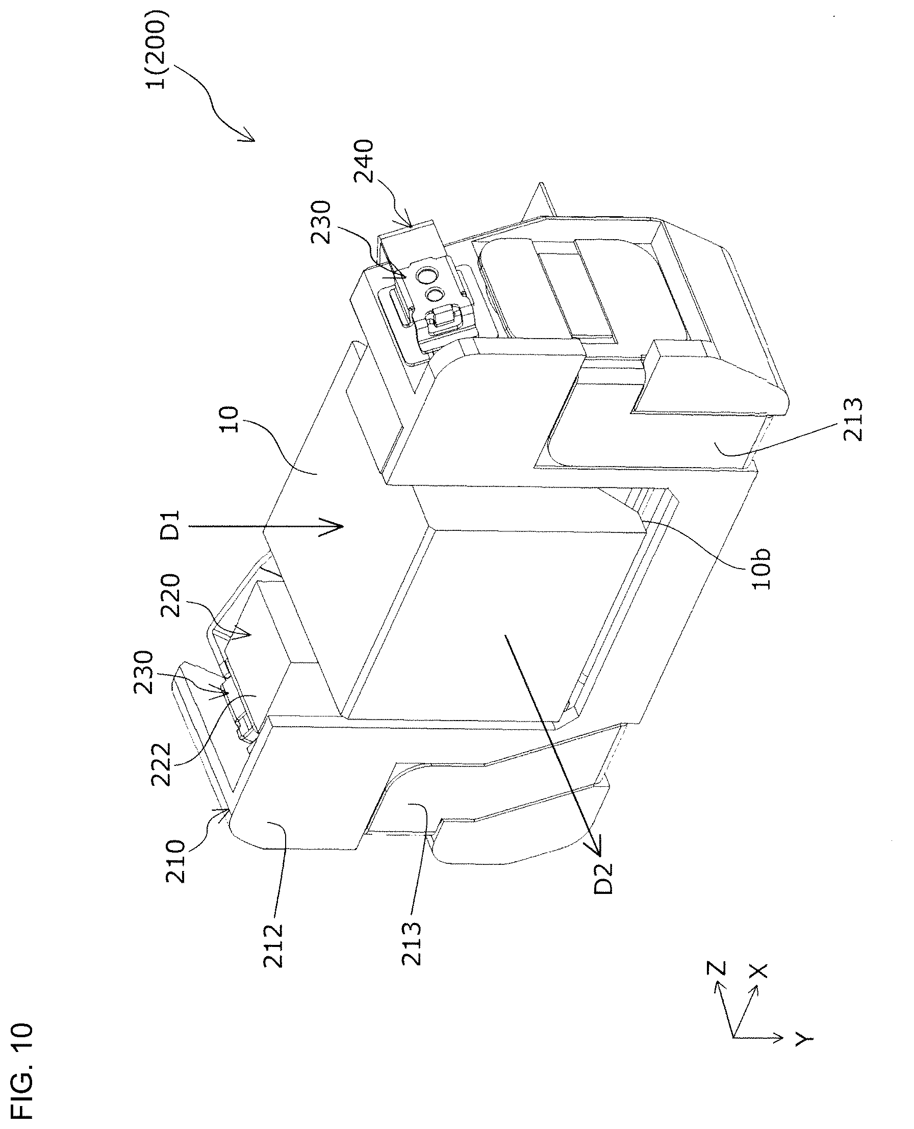 Patent US12092897 Figure 10 – Optical unit