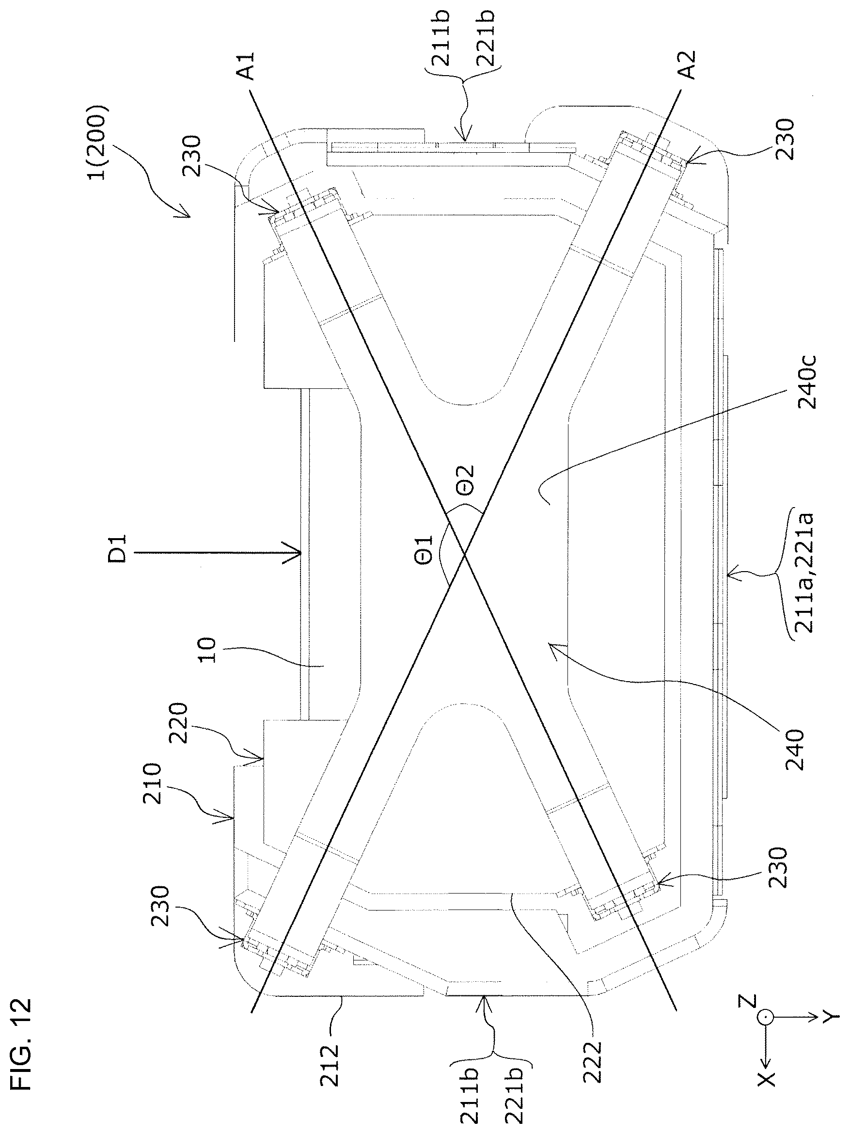 Patent US12092897 Figure 12 – Optical unit