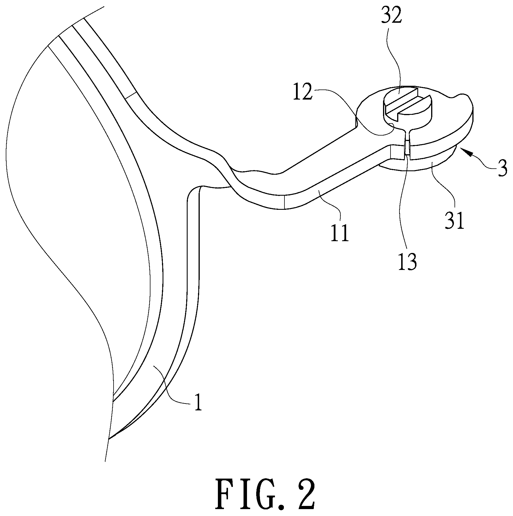 Patent US12092901 Figure 2 – Eyeglasses assembly structure
