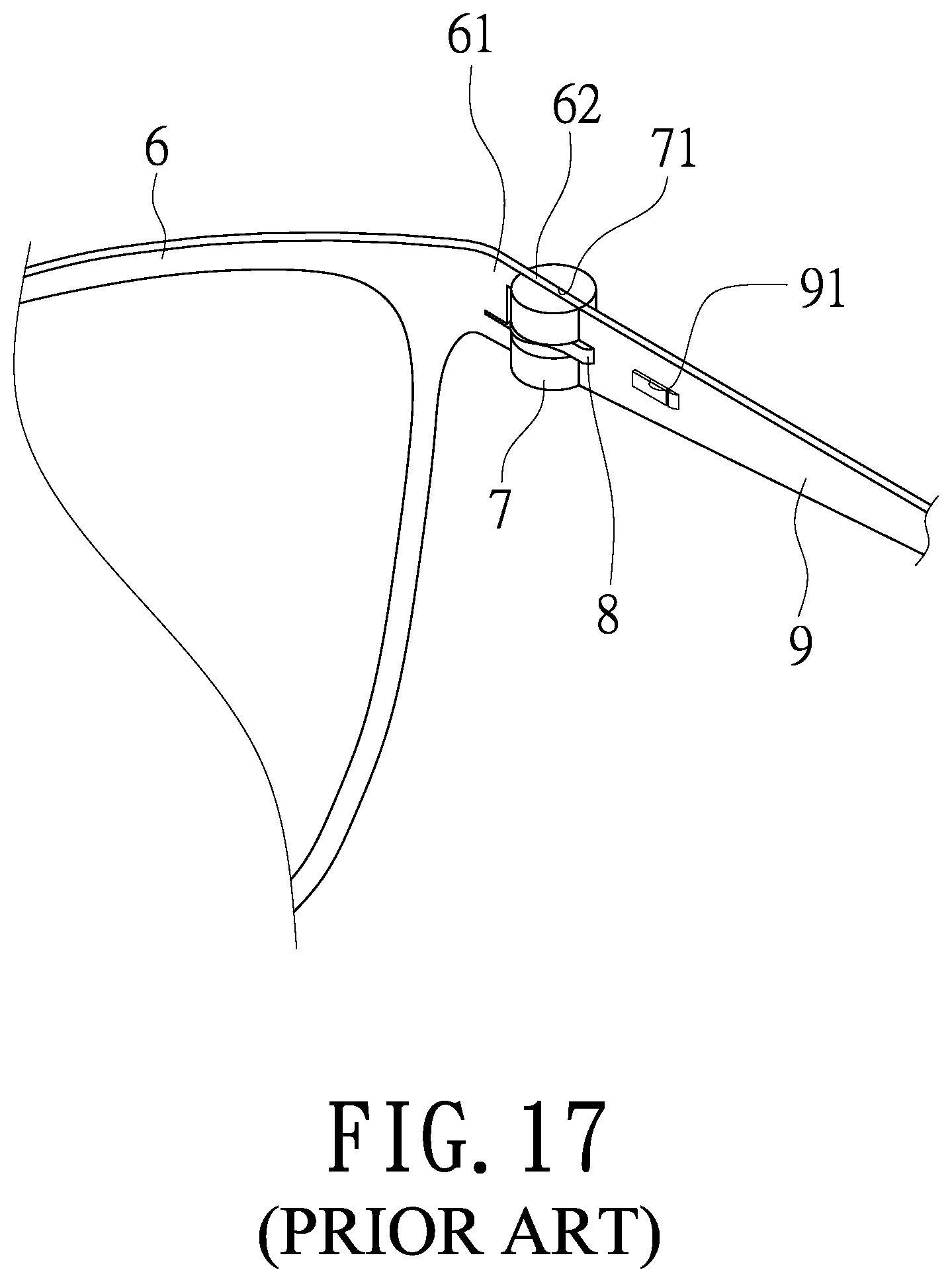 Patent US12092901 Figure 17 – Eyeglasses assembly structure