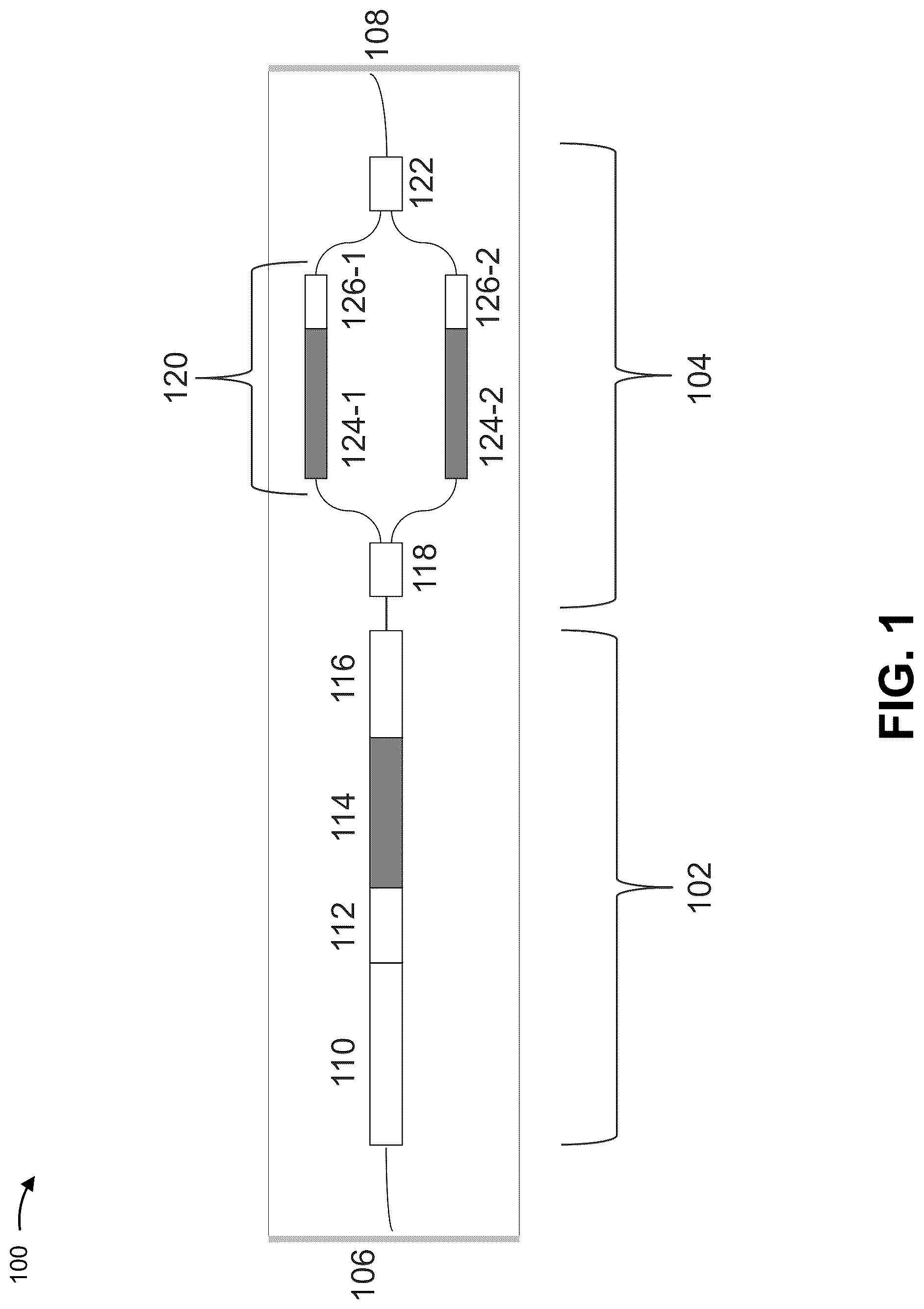 Patent US12092909 Figure 1 – Integrated semiconductor laser with interferometric amplifier array
